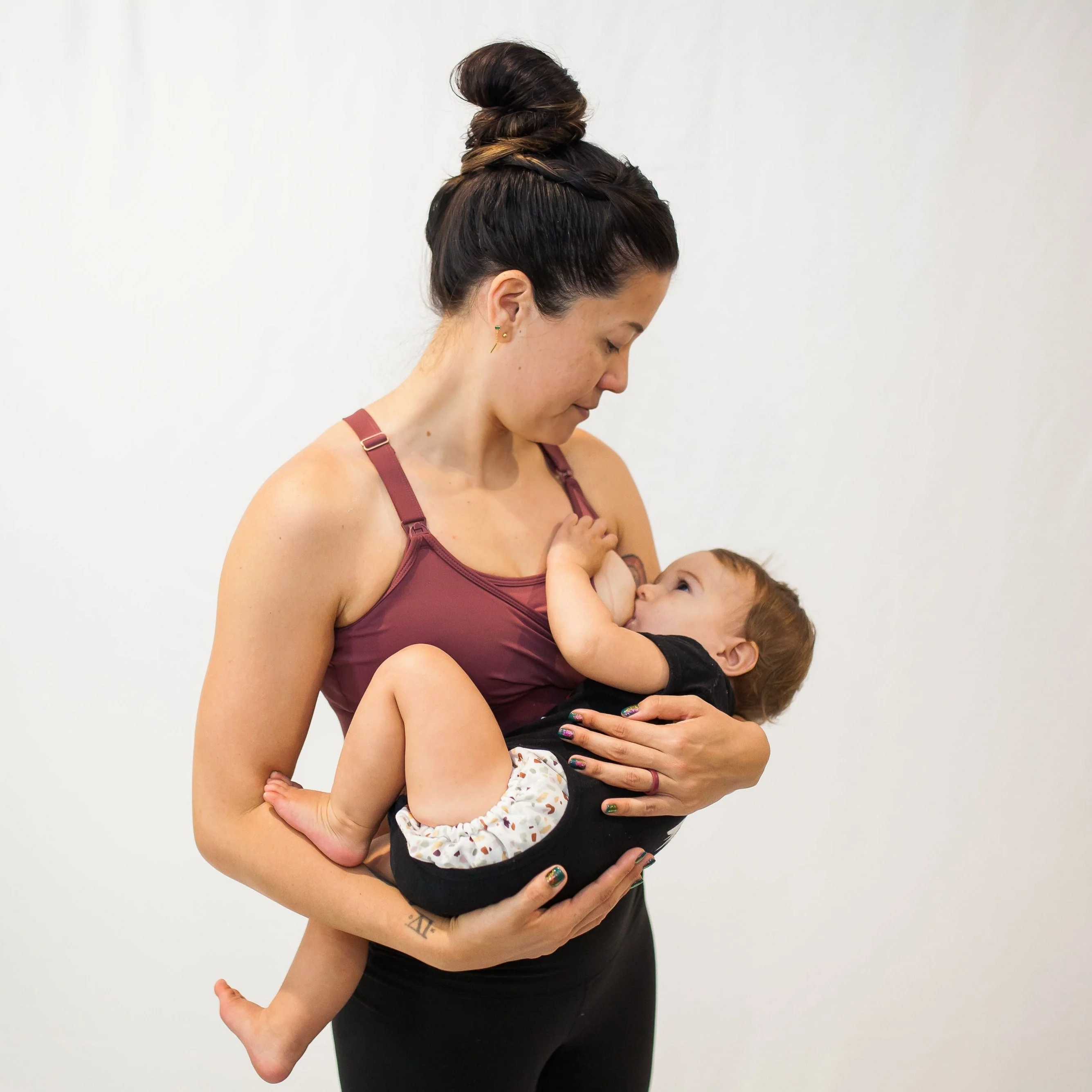 Strappy Back 2.0 Nursing Sports Bra - Image 17