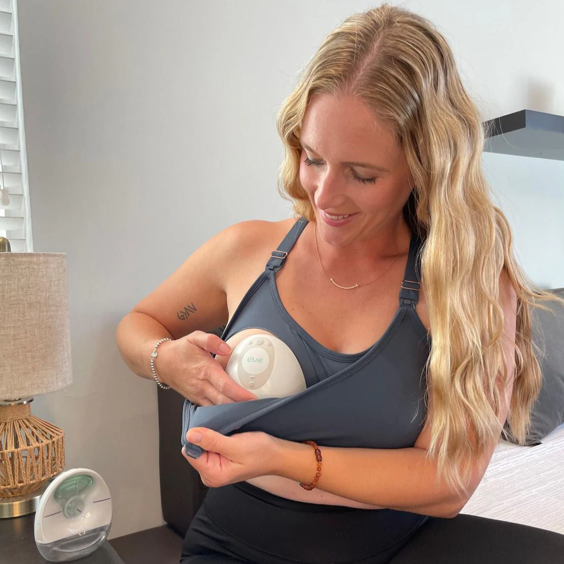 Strappy Back 2.0 Nursing Sports Bra - Image 3