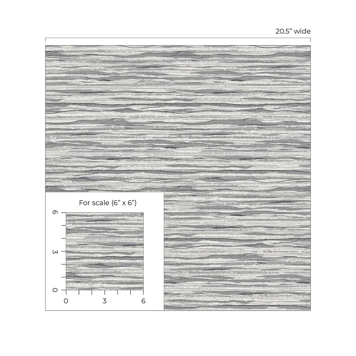 Summer House Skye Wave Stringcloth Unpasted Wallpaper - Image 3