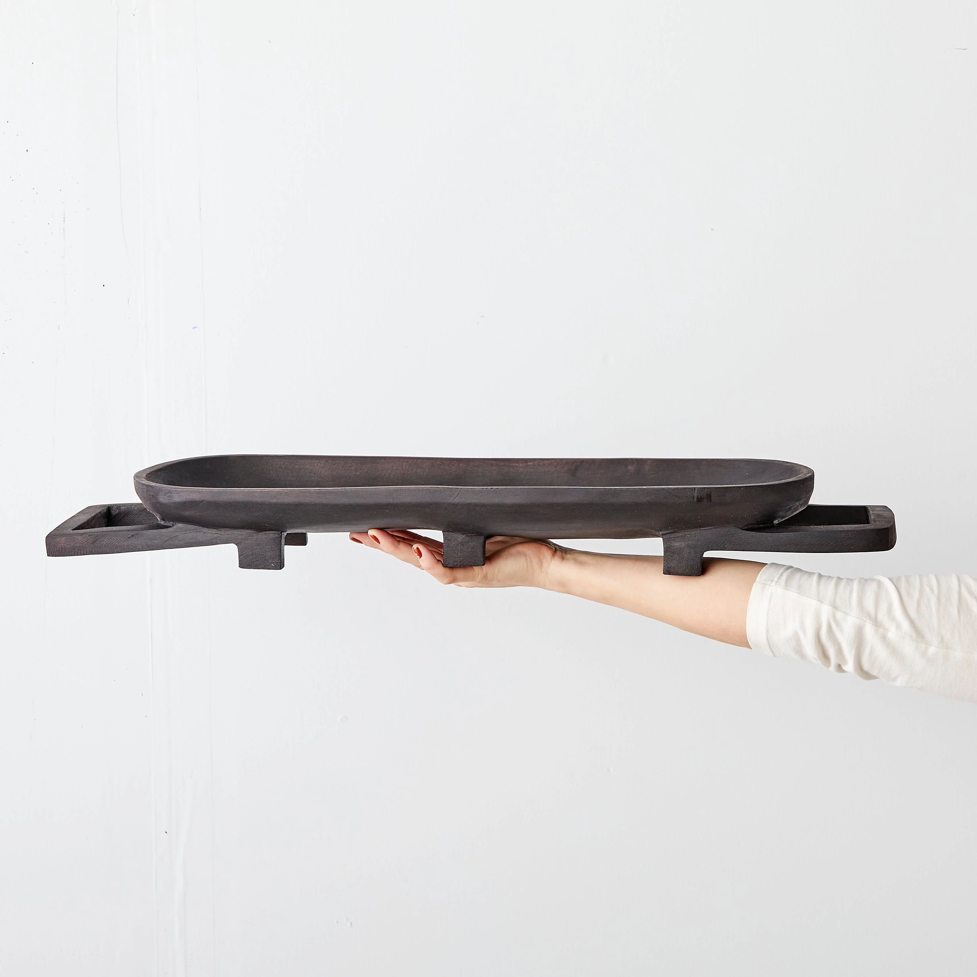 Swazi Long Wooden Serving Tray - Image 5