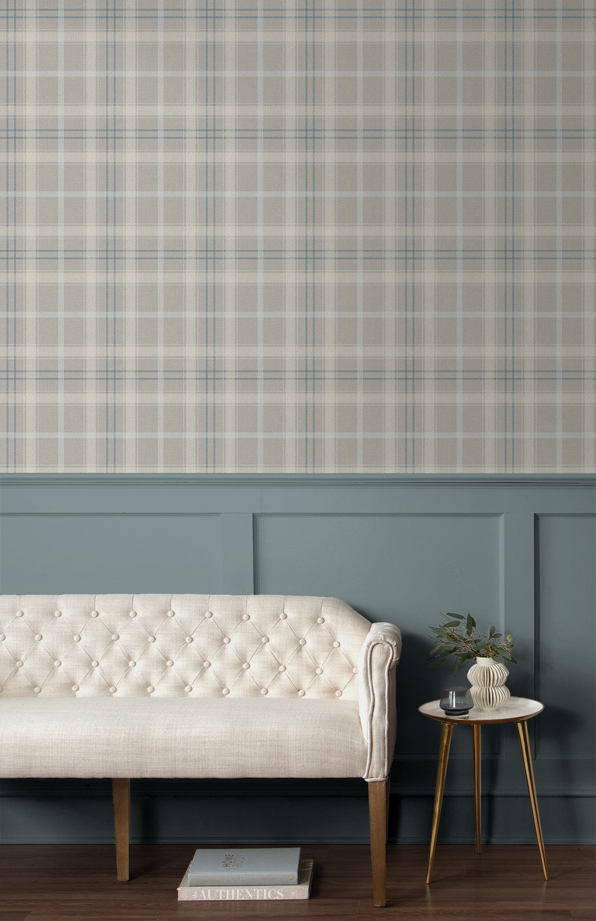 Tailor Plaid Premium Peel and Stick Removable Wallpaper - Image 30