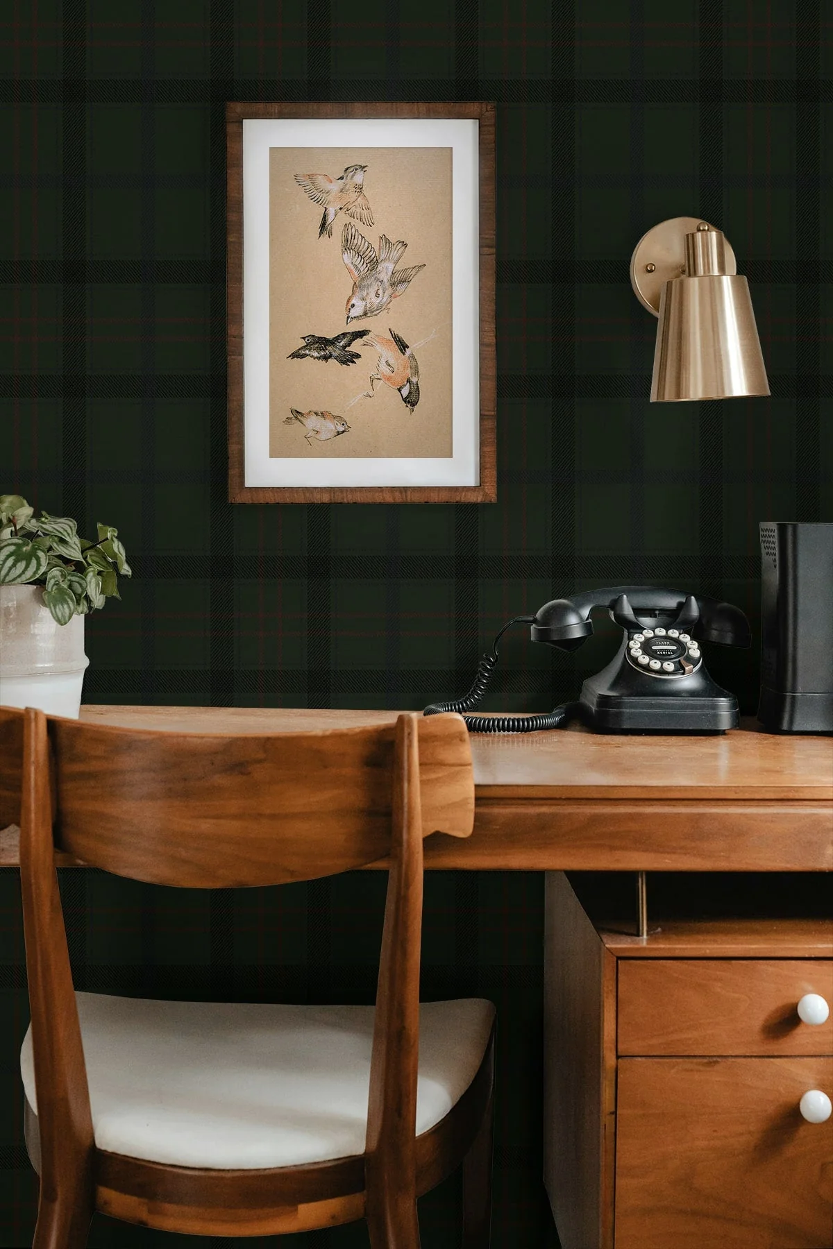 Tailor Plaid Prepasted Wallpaper - Image 8