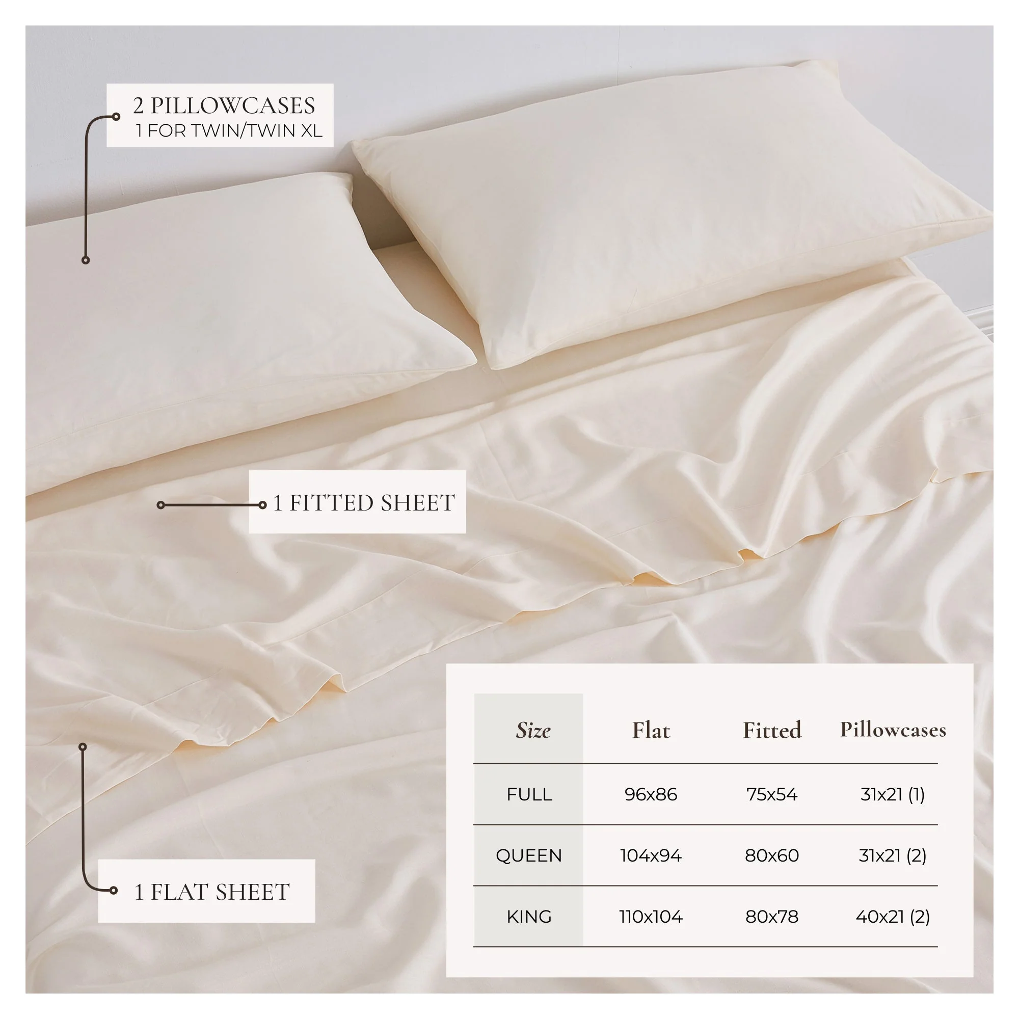 TENCEL™ Lyocell & Linen Blend Sheet Set - Magdalena Collection - Image 12