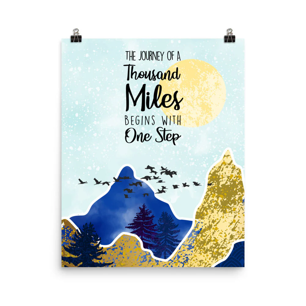 The Journey Of A Thousand Miles Art Print - Image 16