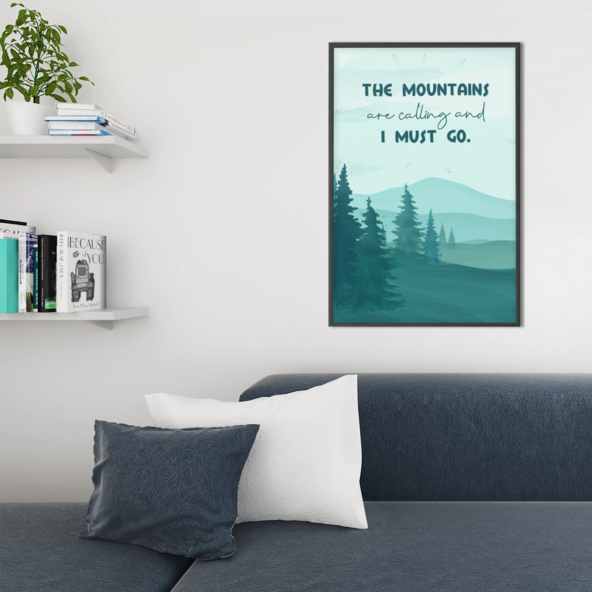 The Mountains Are Calling Art Print - Image 5