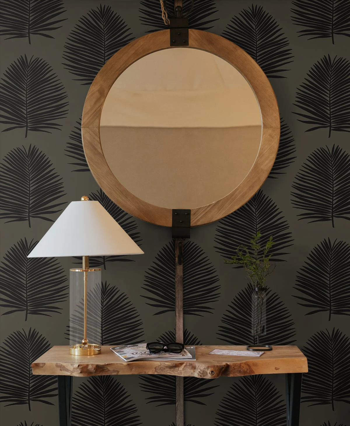 The Simple Life Island Palm Coastal Unpasted Wallpaper - Image 11
