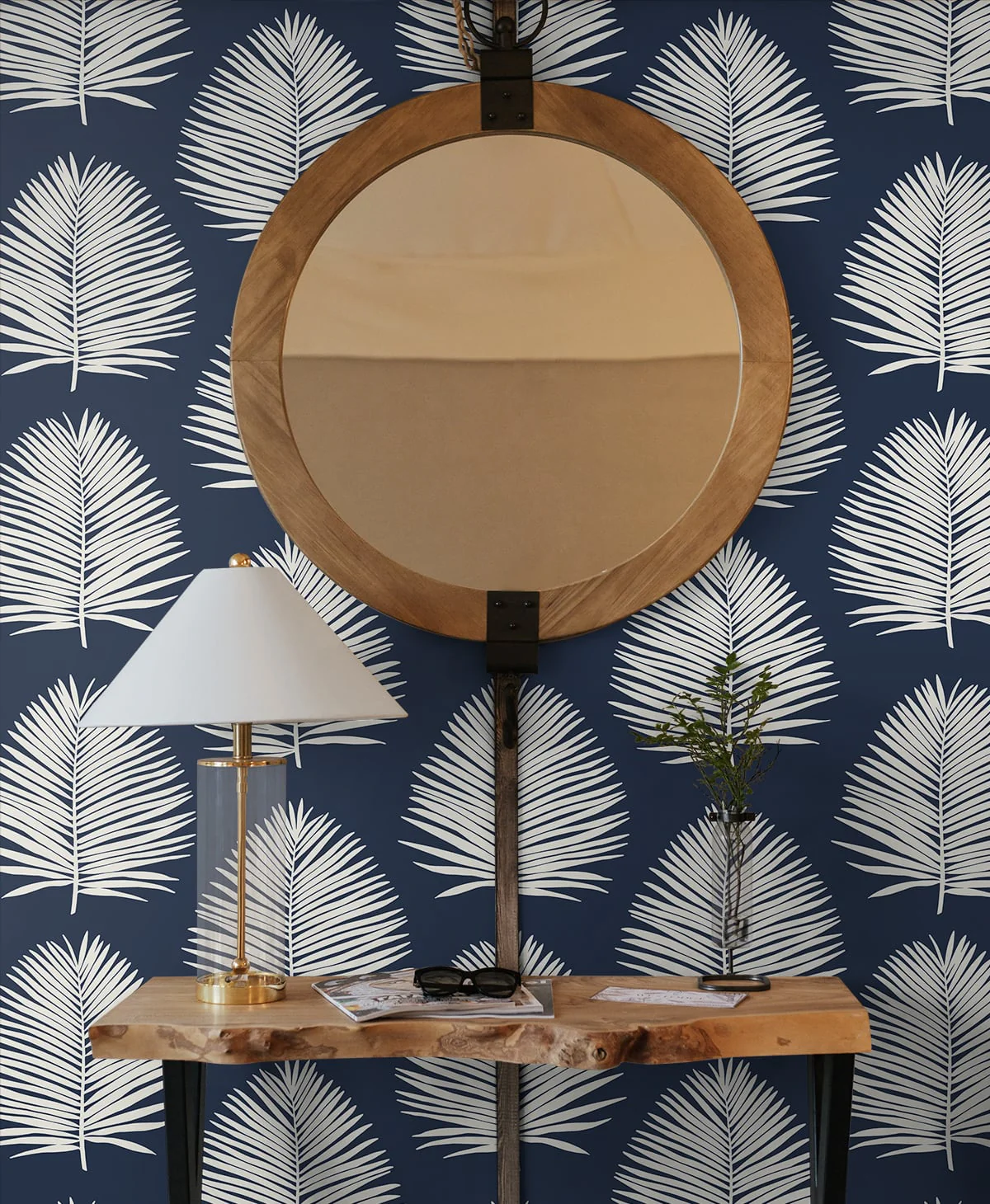 The Simple Life Island Palm Coastal Unpasted Wallpaper - Image 17