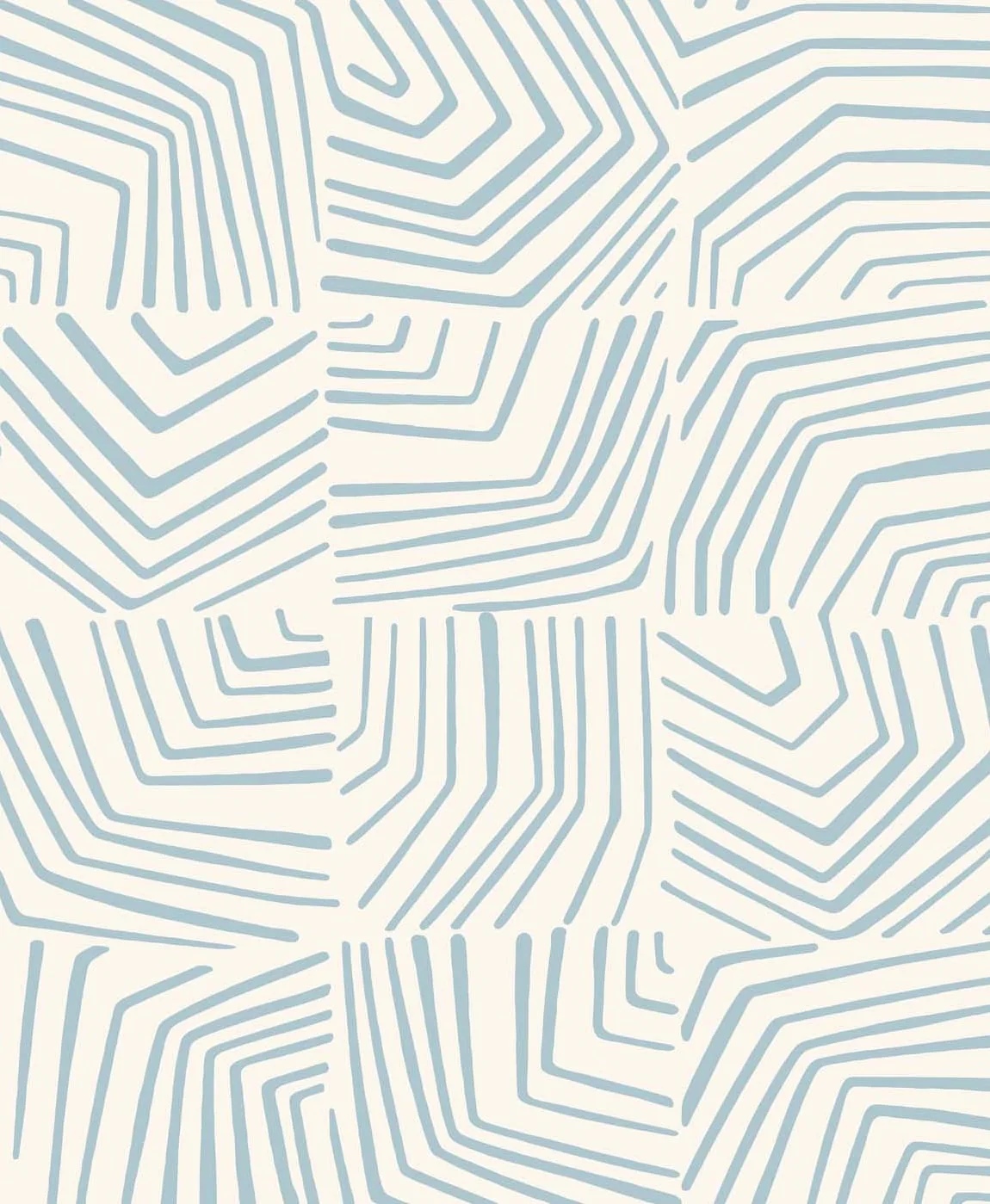 The Simple Life Linework Maze Abstract Unpasted Wallpaper - Image 4