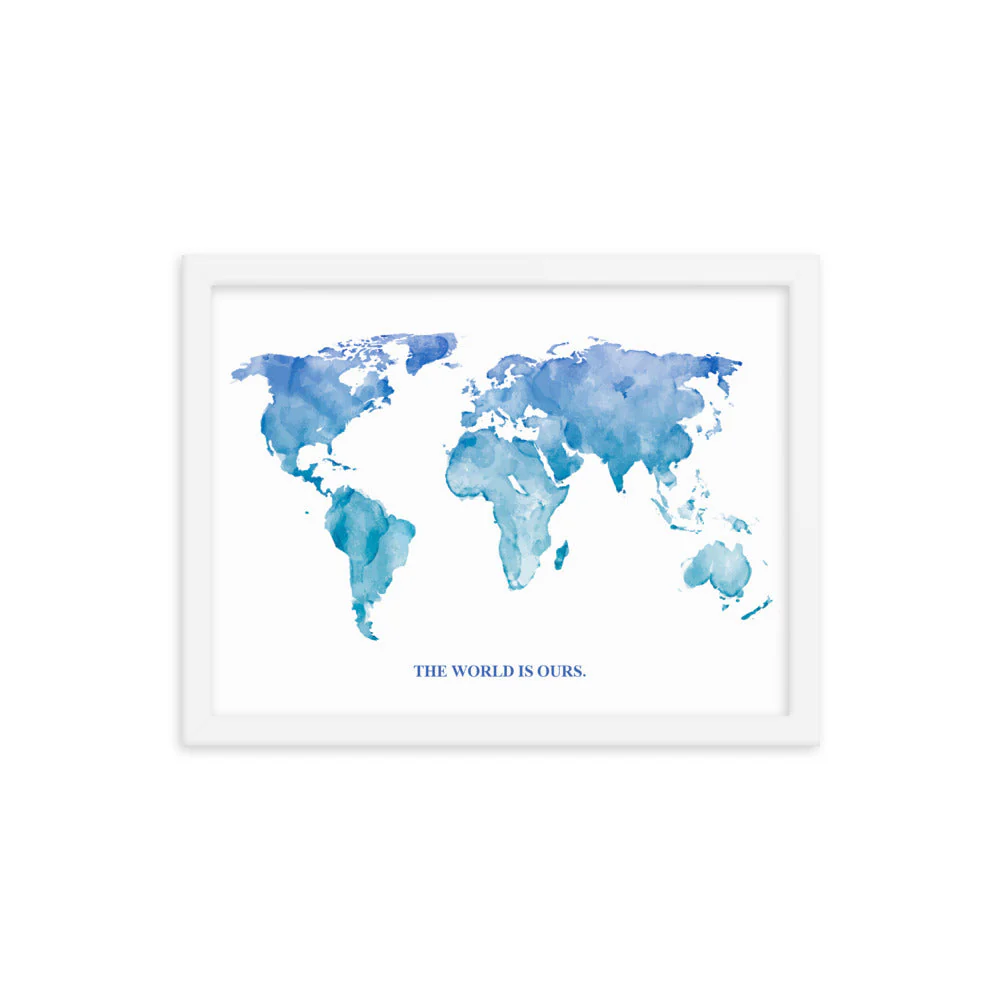 The World Is Ours Framed Art Print - Image 10