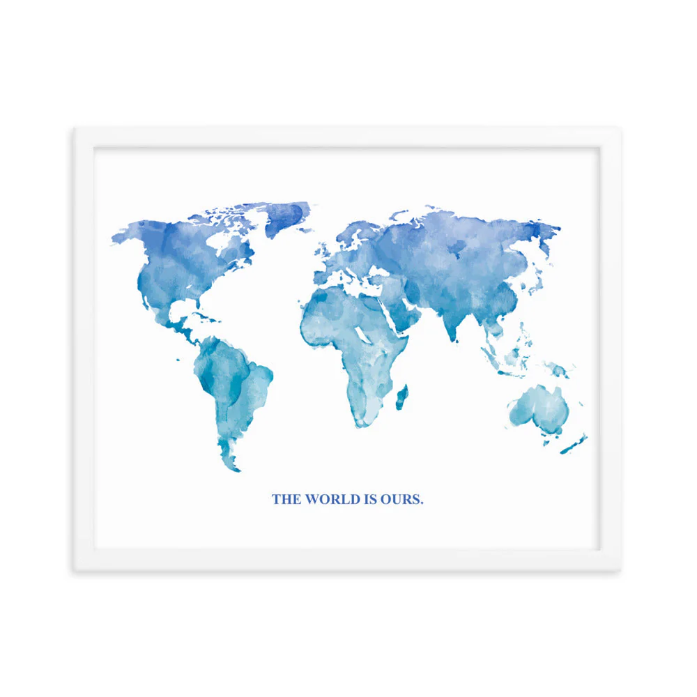 The World Is Ours Framed Art Print - Image 13