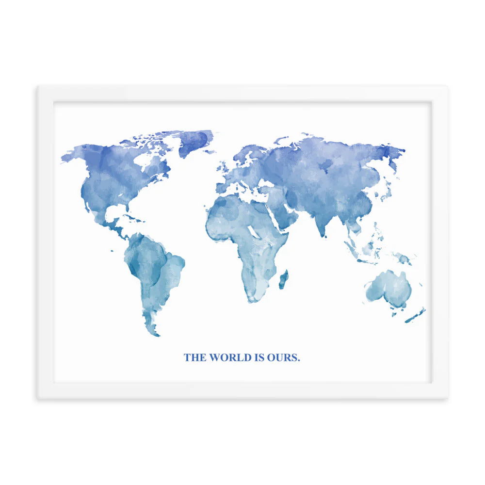 The World Is Ours Framed Art Print - Image 16