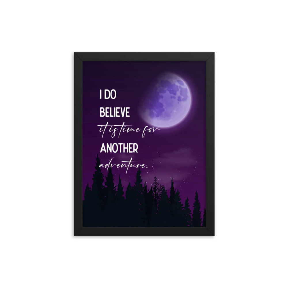 Time For Another Adventure Framed Quote Poster - Image 26