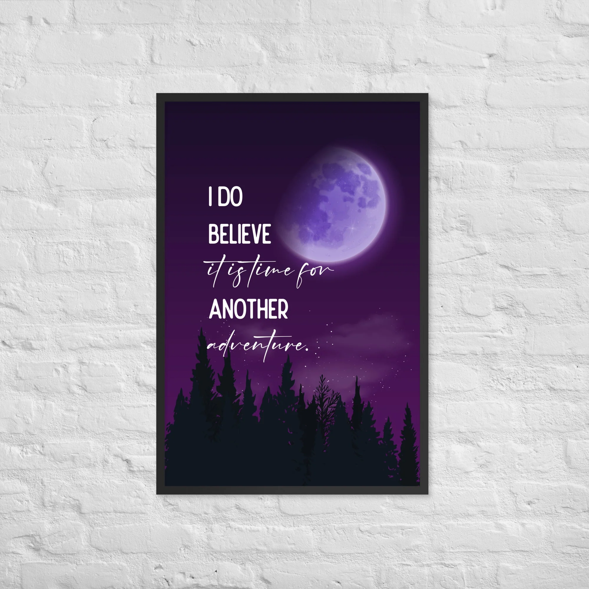 Time For Another Adventure Framed Quote Poster - Image 4