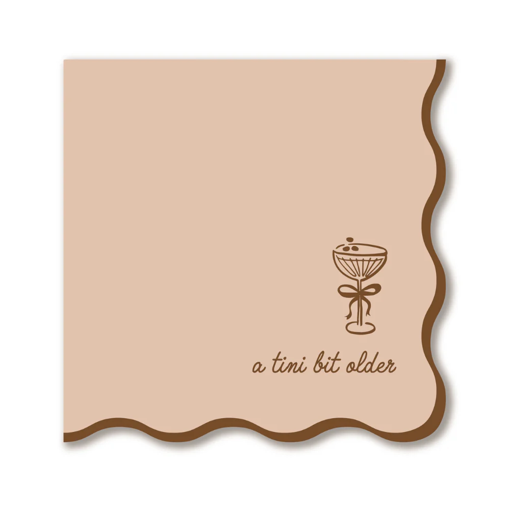 Tini Bit Older - Espresso Martini - Cocktail Napkins