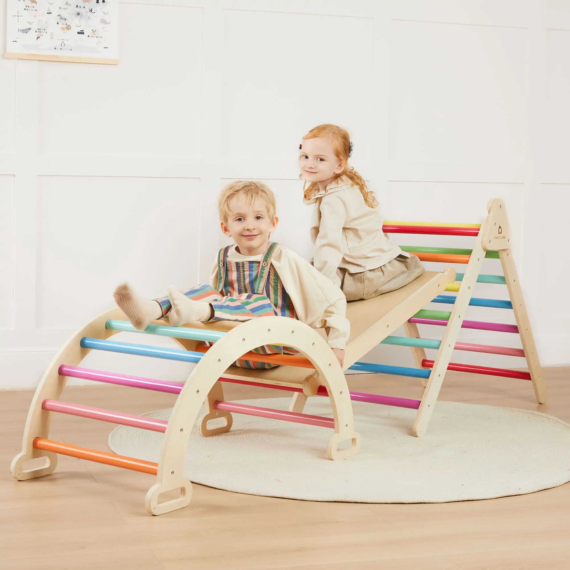 7-in-1 Rainbow Climbing Set - Image 3