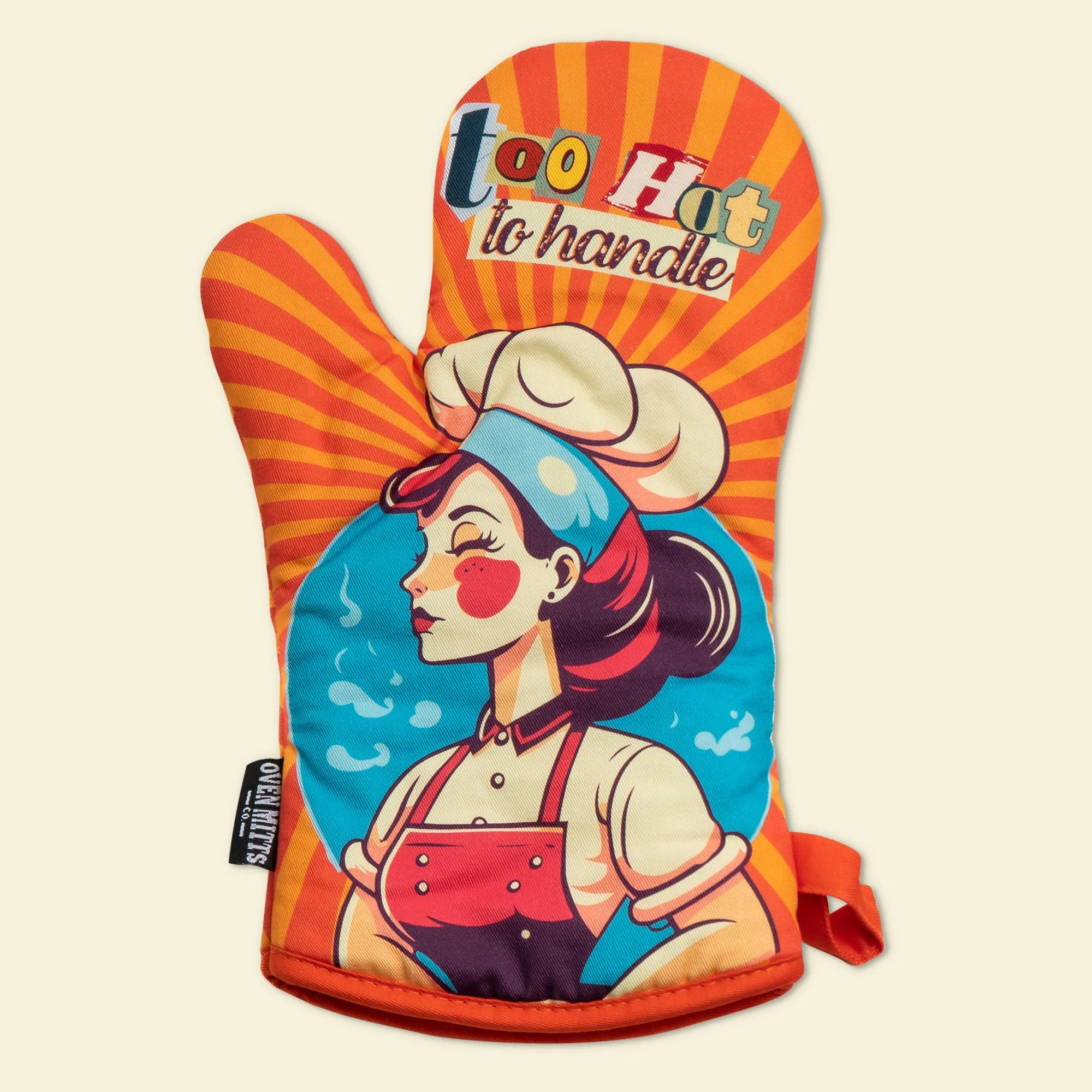 Too Hot To Handle Oven Mitts And Potholder Set - Image 2