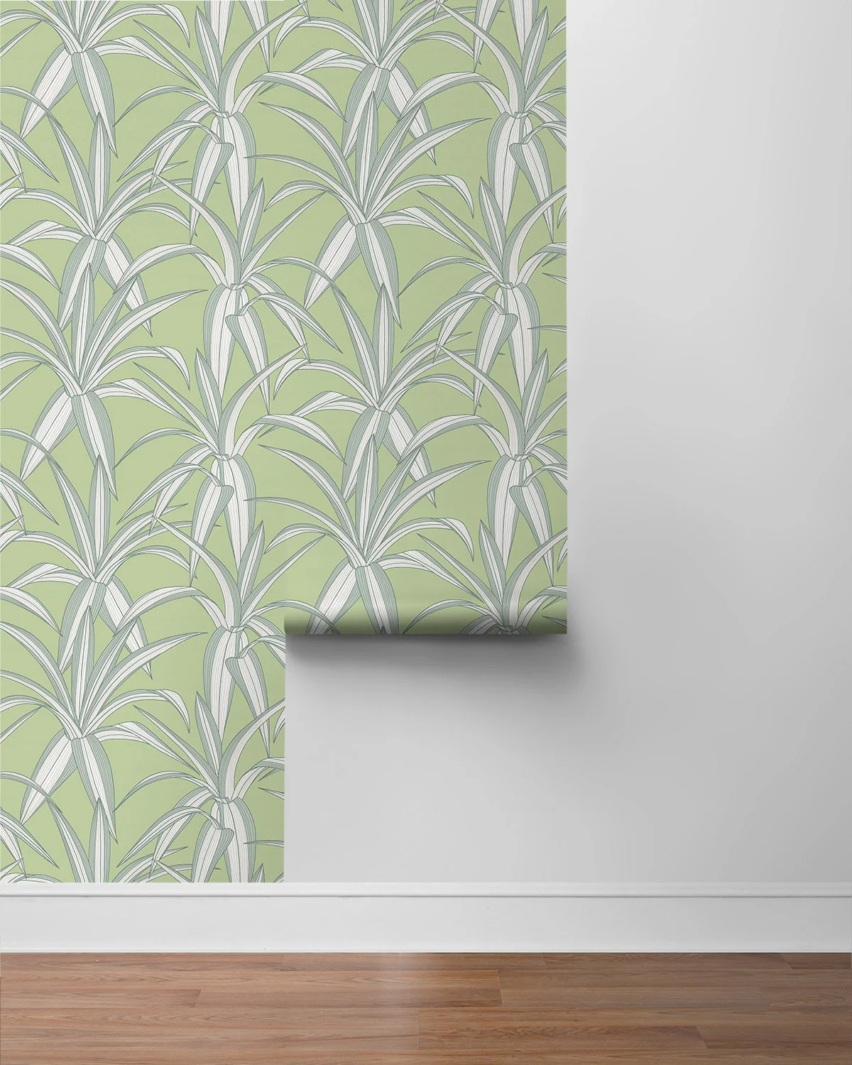 Tossed Cradle Plant Premium Peel and Stick Removable Wallpaper - Image 12