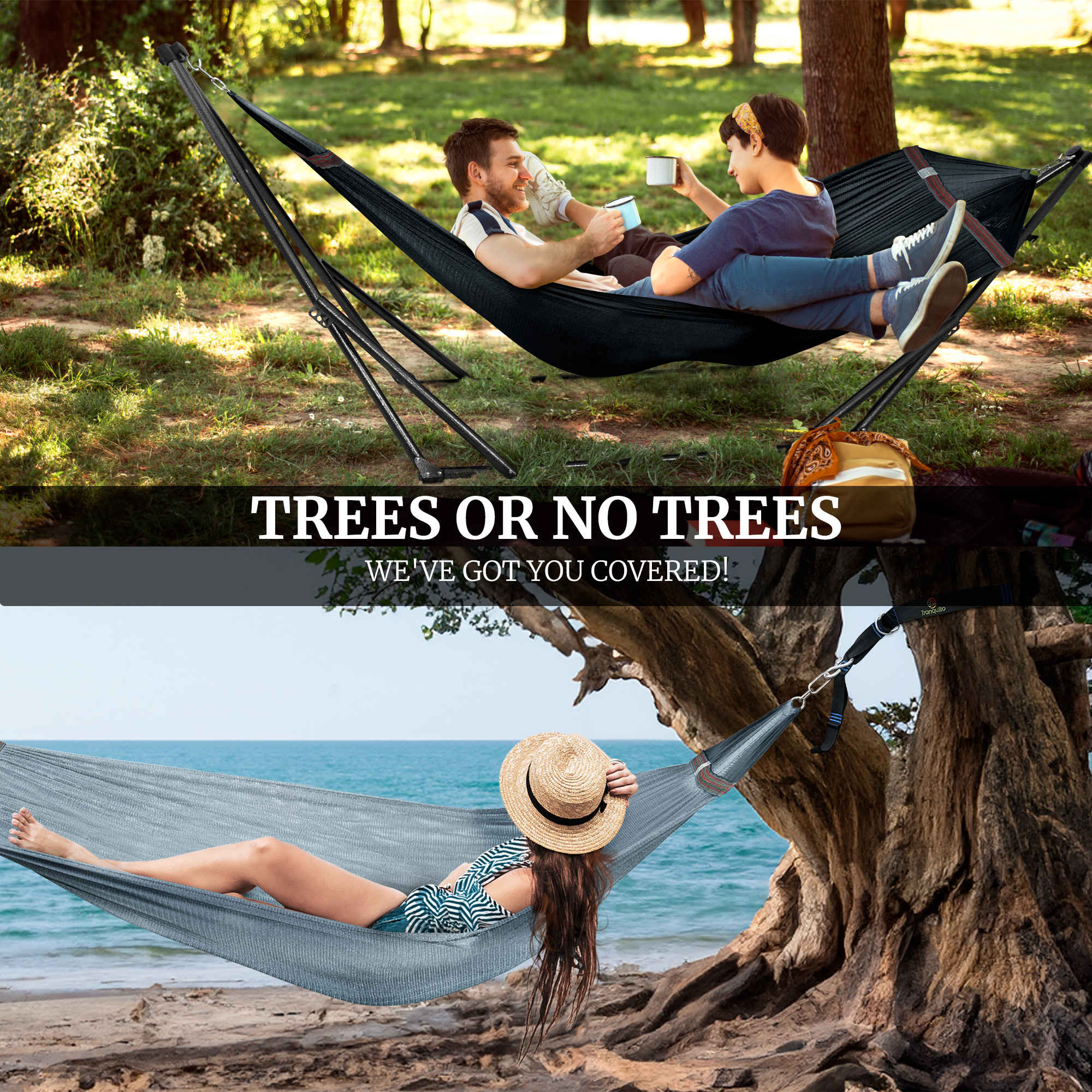 Tranquillo Comfort Set Original Hammock Stand - Image 35