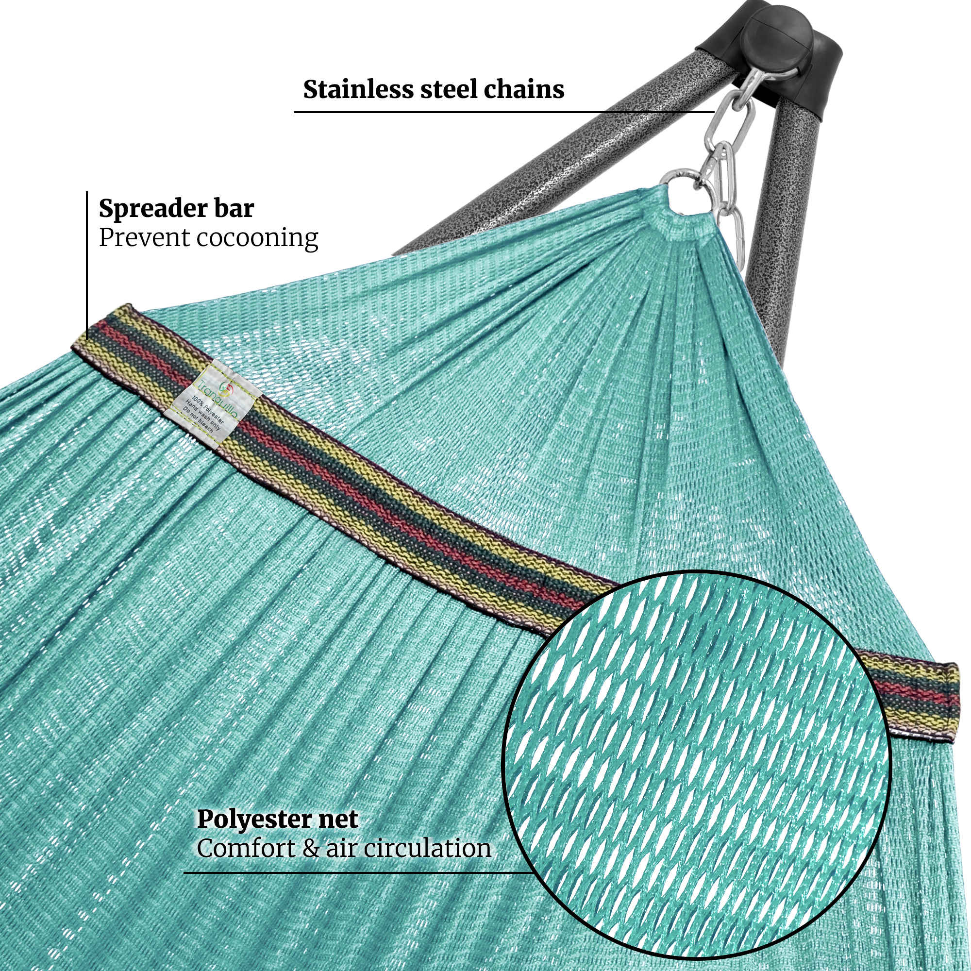 Tranquillo Comfort Set Original Hammock Stand - Image 76