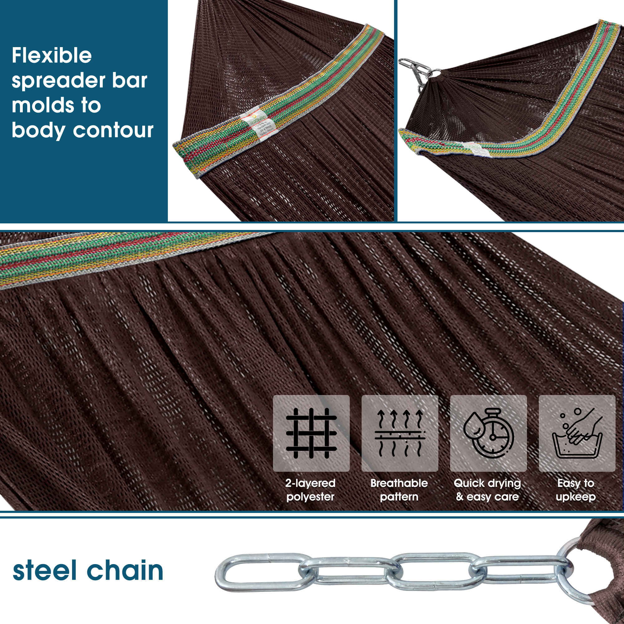 Tranquillo Original Collapsible Hammock with Stand - Image 45