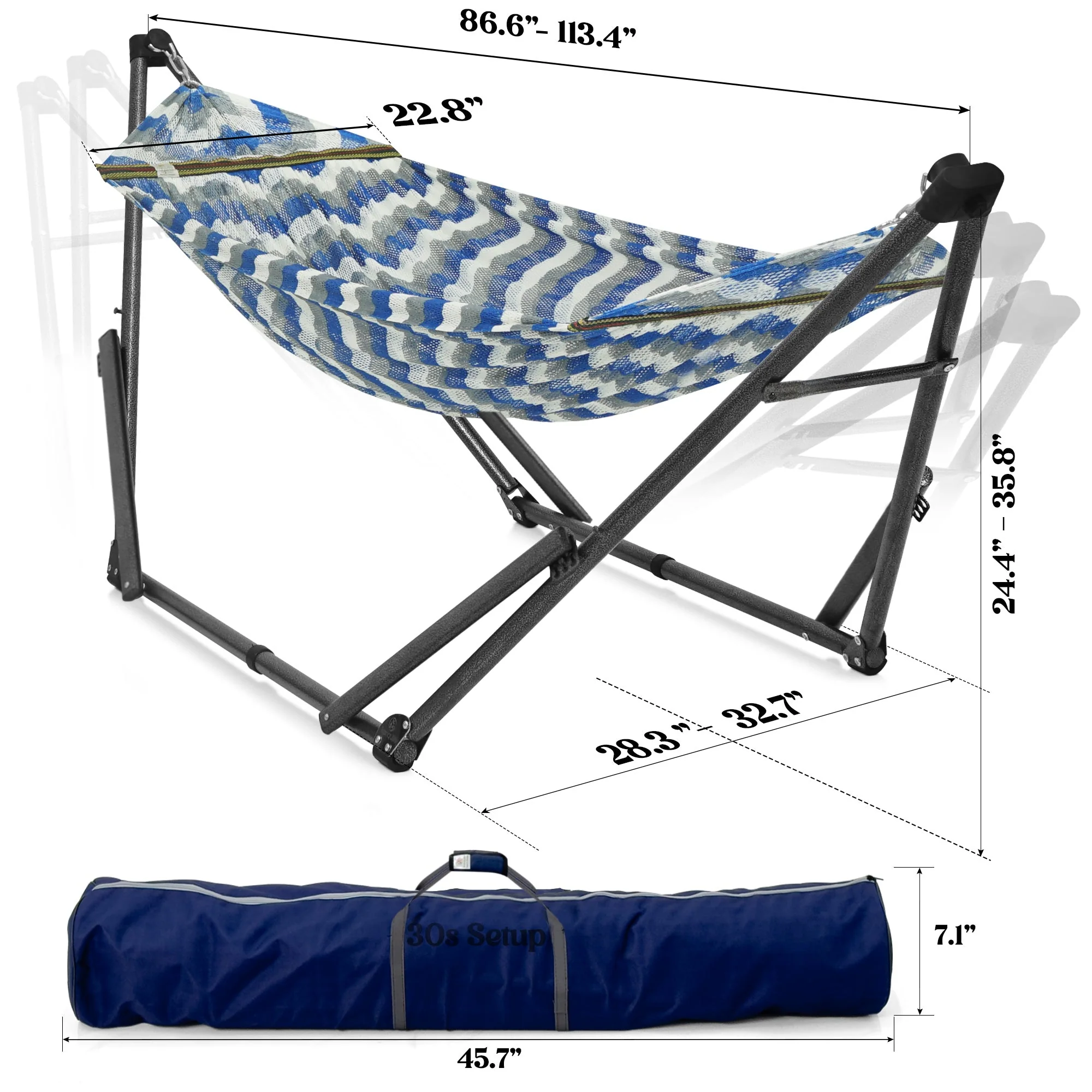 Tranquillo Uniki Collapsible Hammock Stand - Image 29