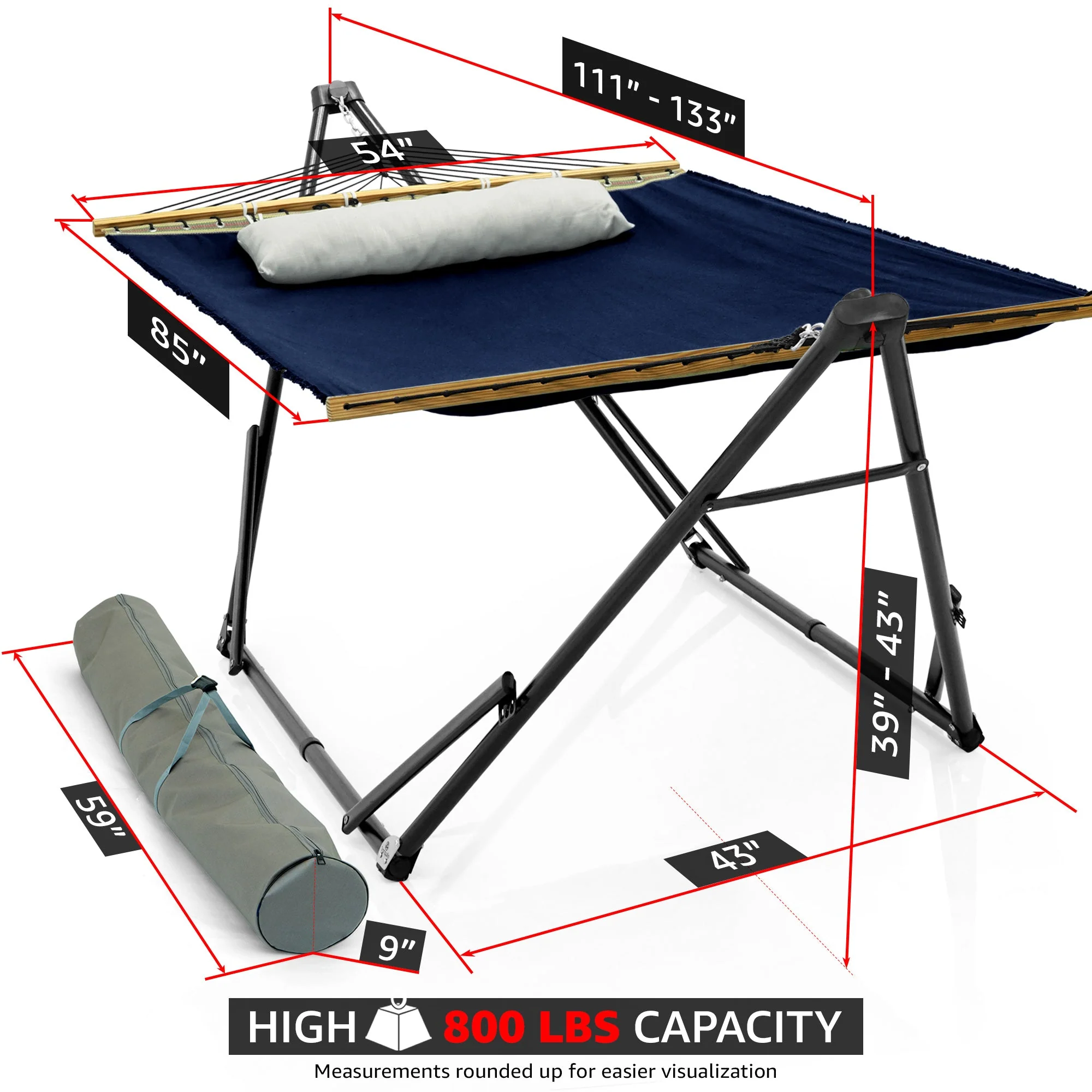 Tranquillo Unity Canvas Hammock Stand - Image 11