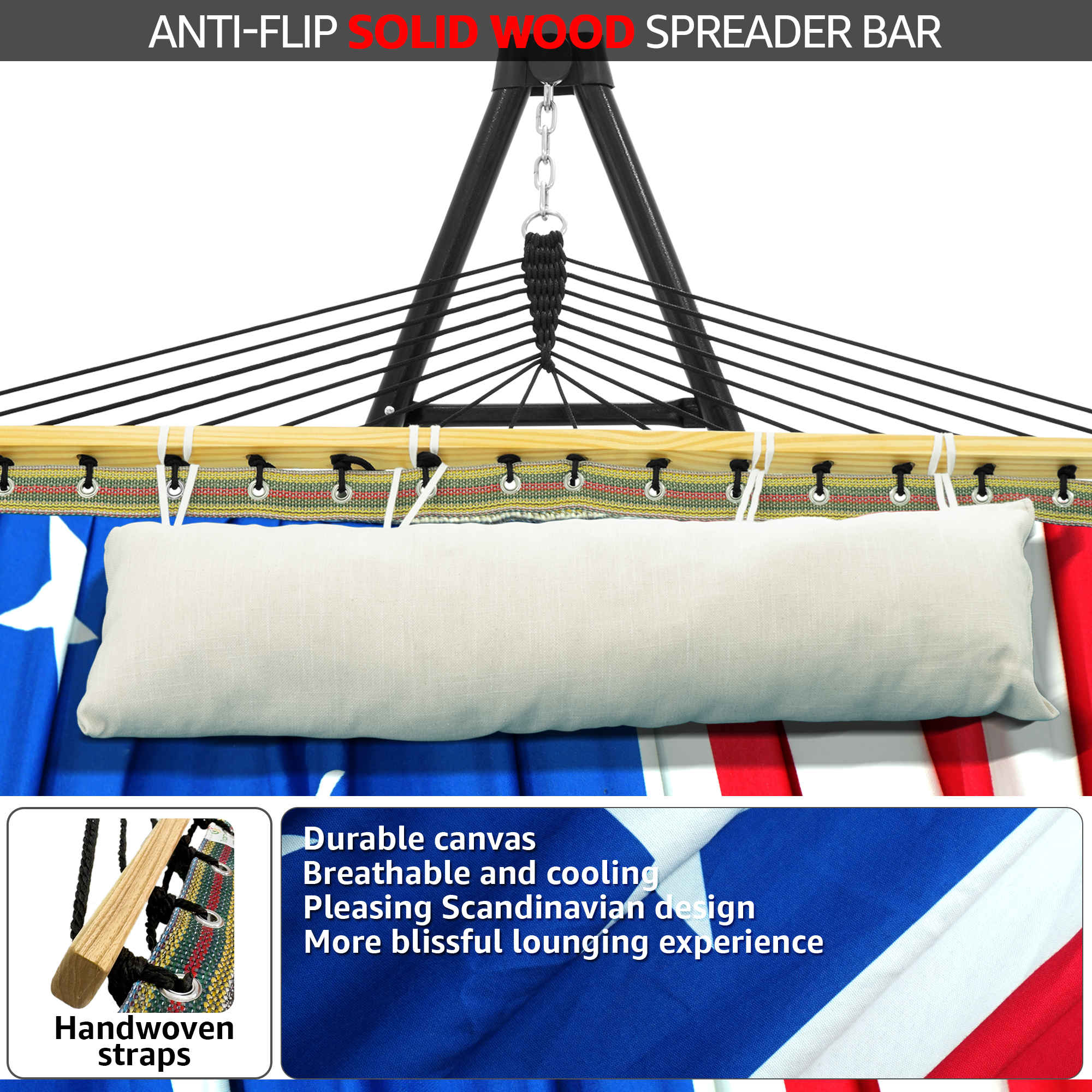Tranquillo Unity Canvas Hammock Stand - Image 24