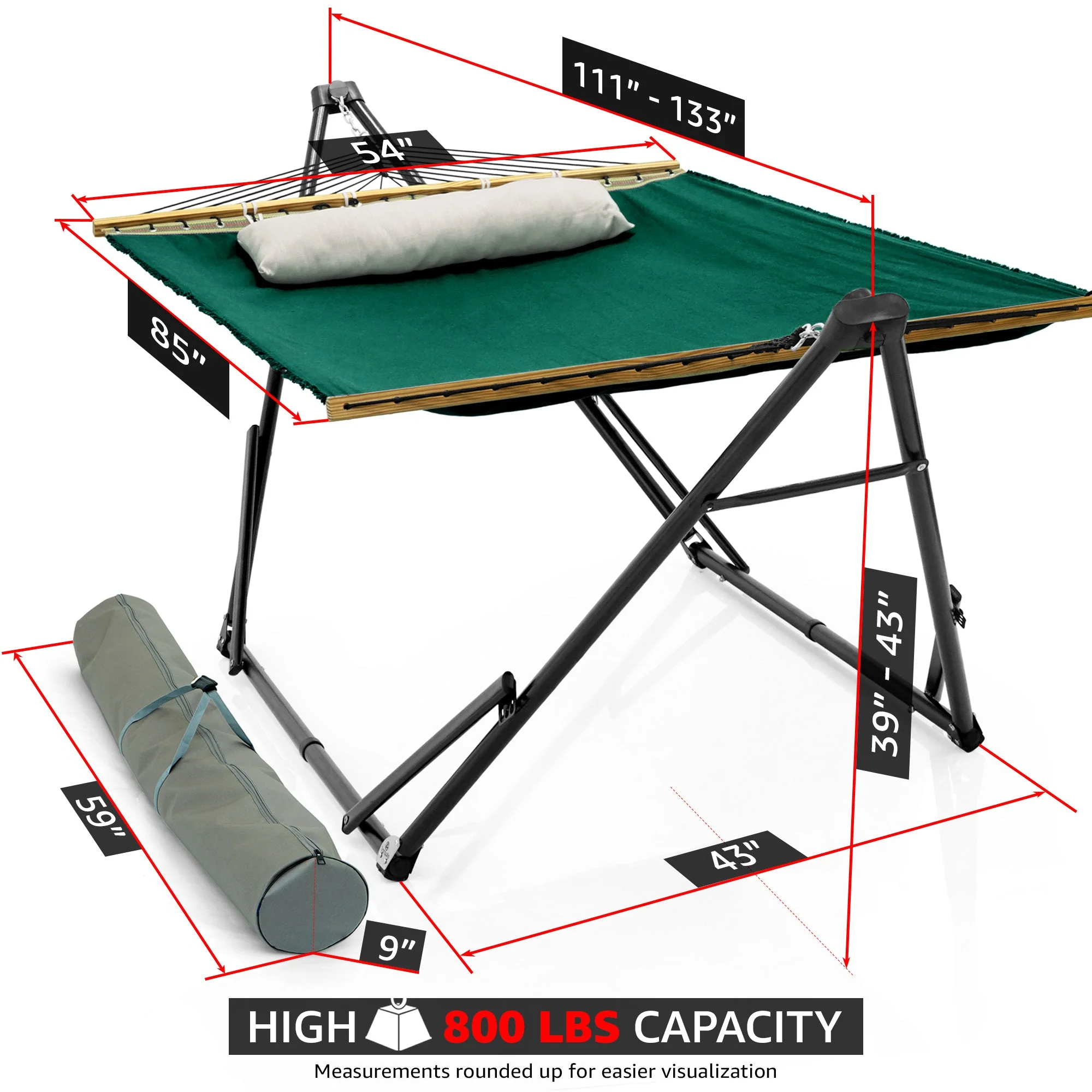 Tranquillo Unity Canvas Hammock Stand - Image 38