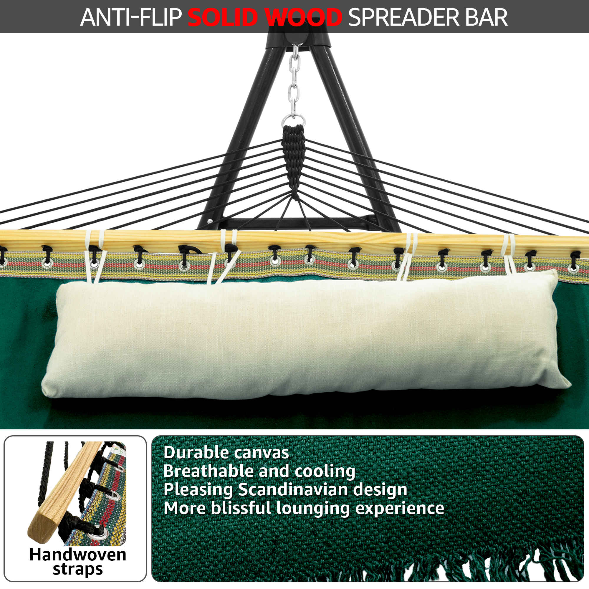 Tranquillo Unity Canvas Hammock Stand - Image 42