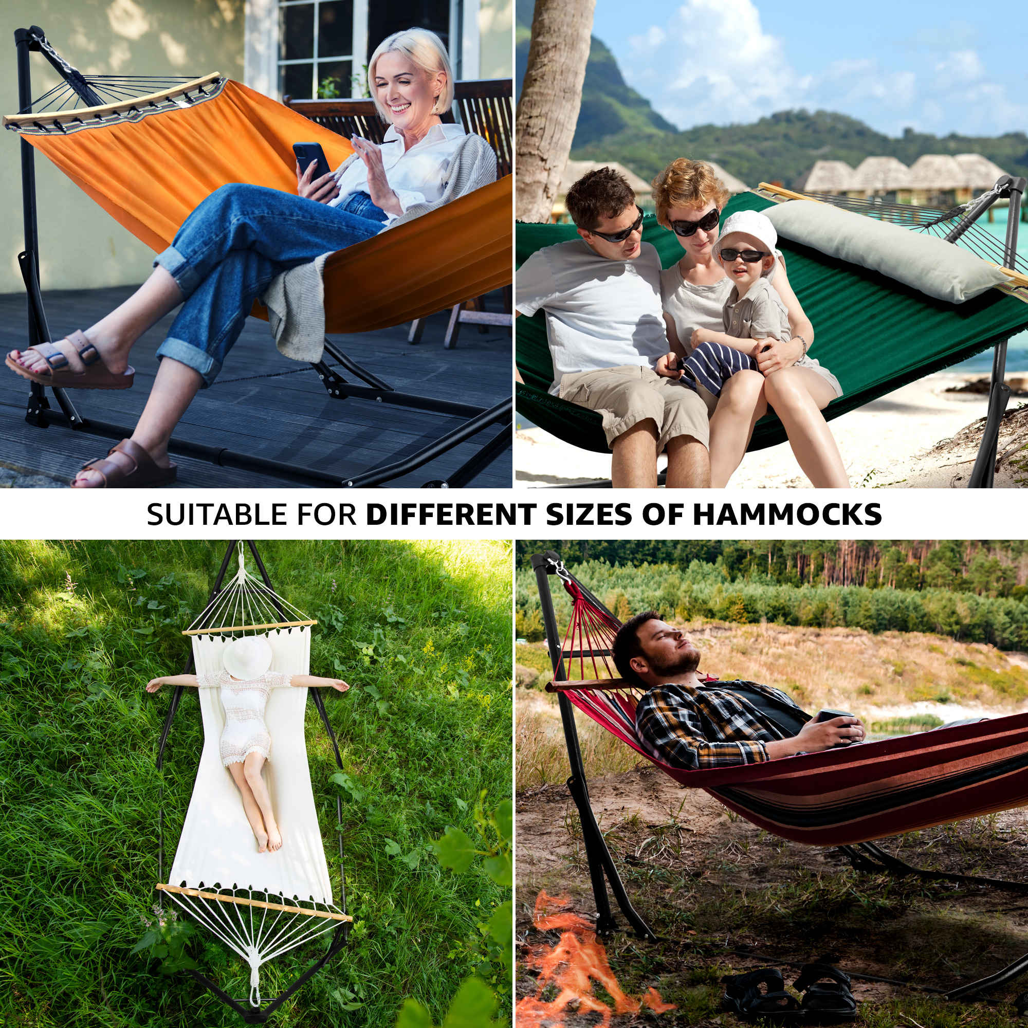 Tranquillo Unity Canvas Hammock Stand - Image 43