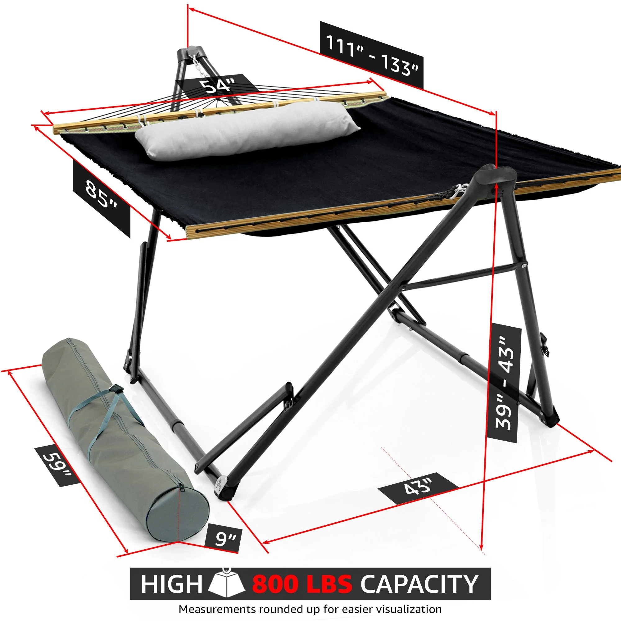 Tranquillo Unity Canvas Hammock Stand - Image 56