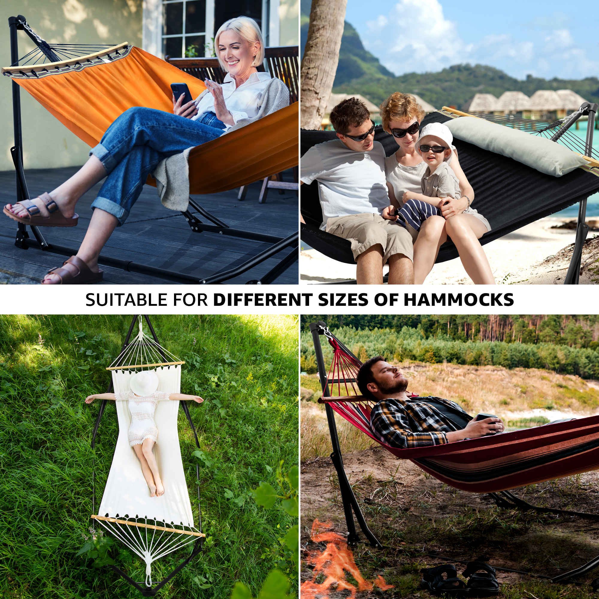 Tranquillo Unity Canvas Hammock Stand - Image 61