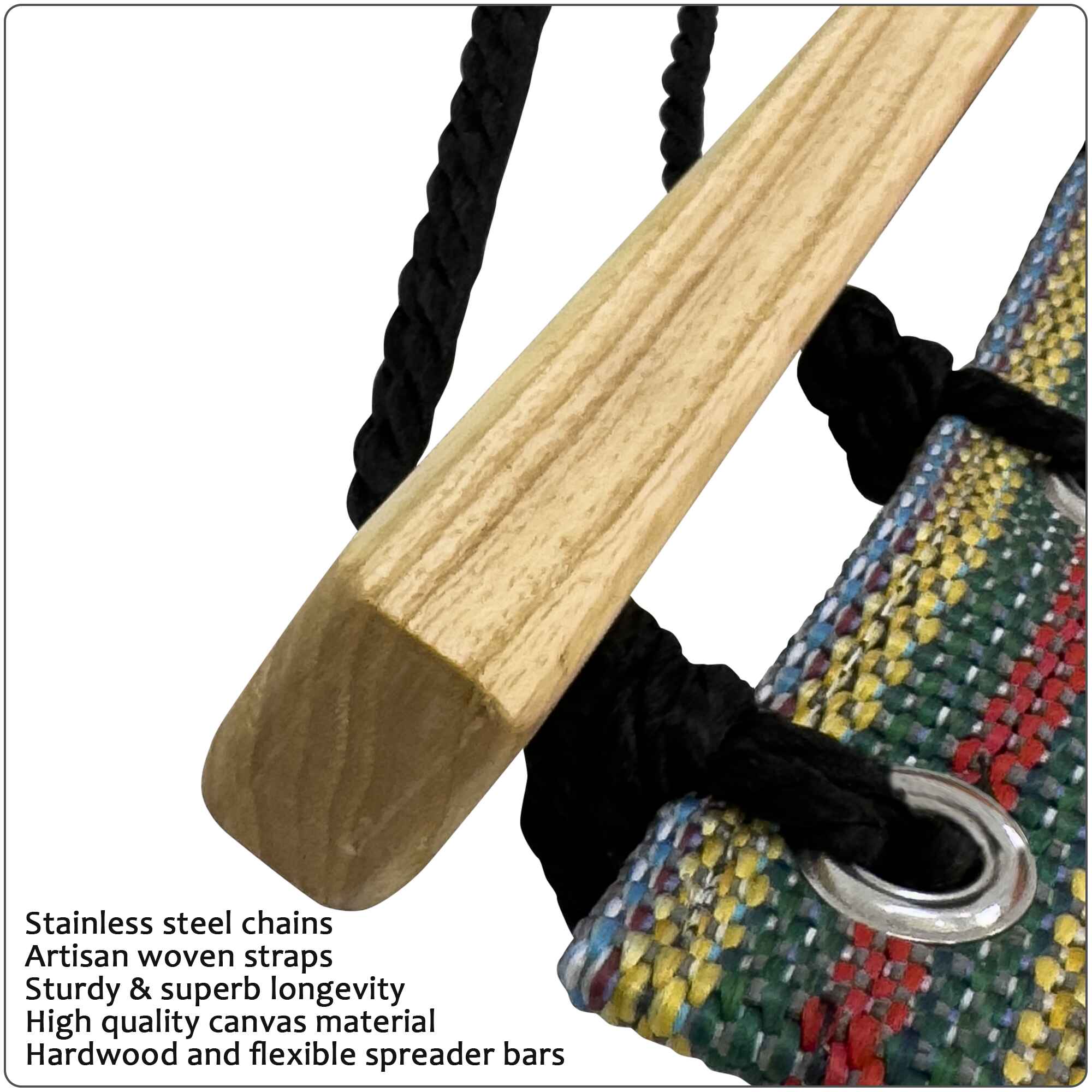 Tranquillo Universal Canvas Double Hammock - Image 18