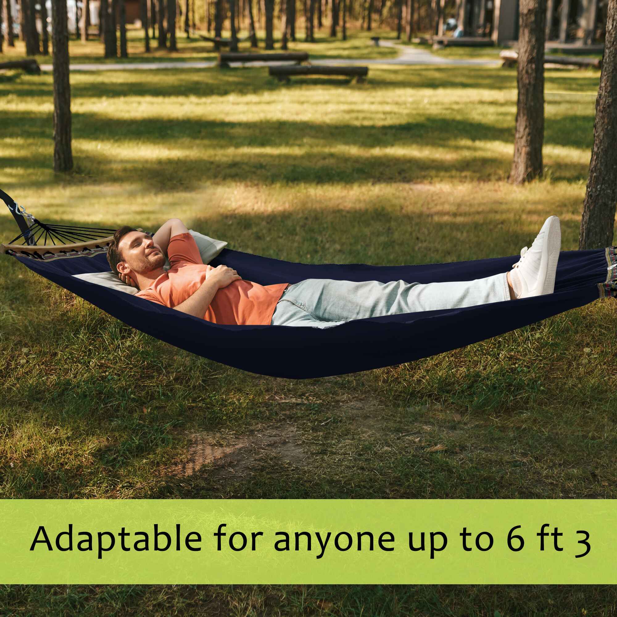 Tranquillo Universal Canvas Double Hammock - Image 20