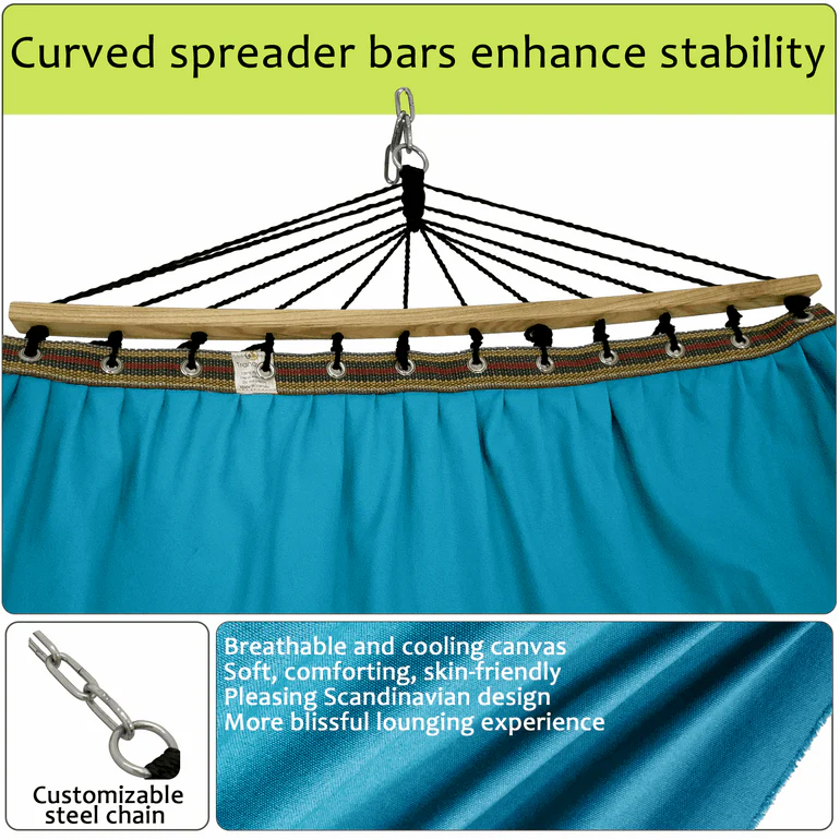 Tranquillo Universal Canvas Double Hammock - Image 3