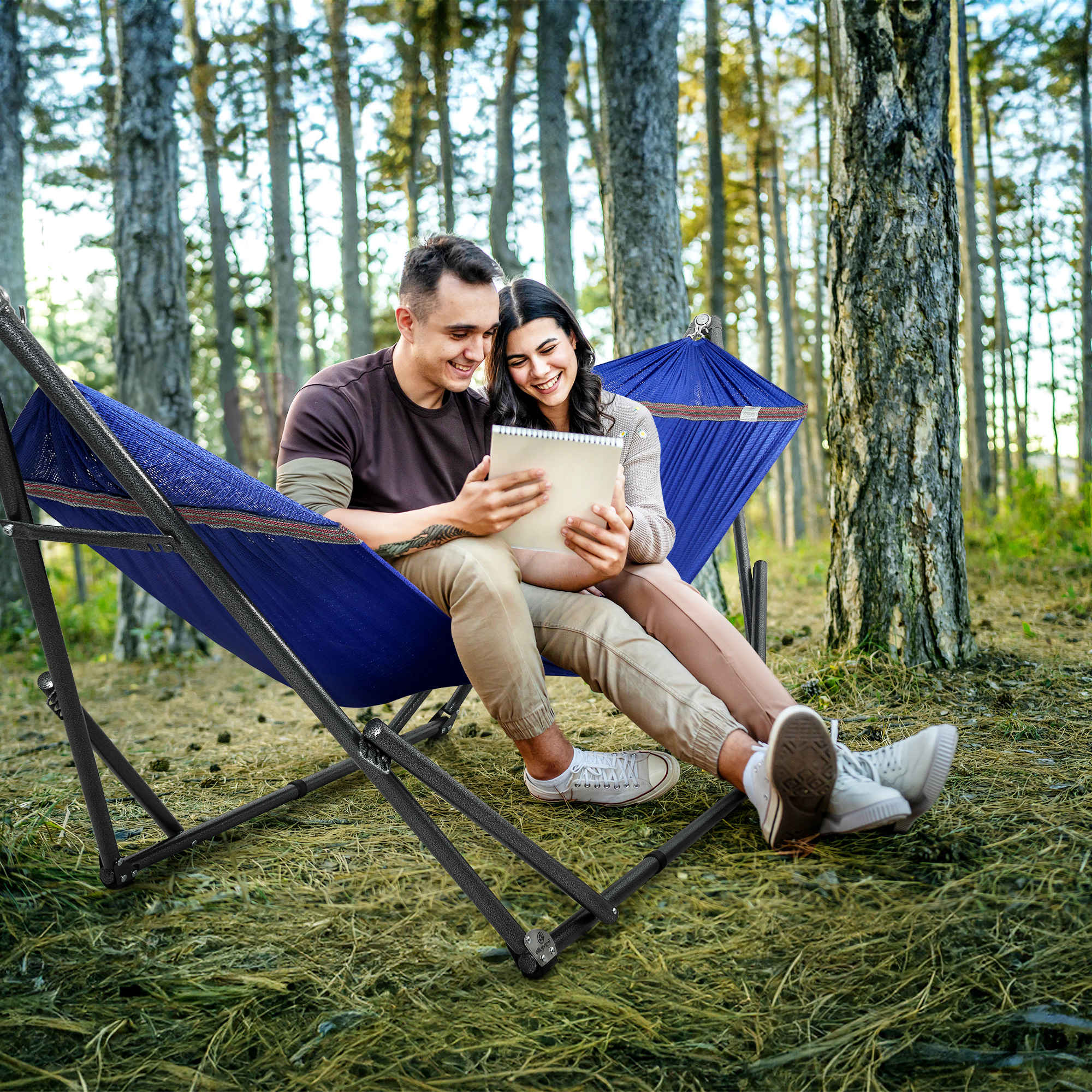 Tranquillo Universal Hammock with Medium Size Stands - Image 18
