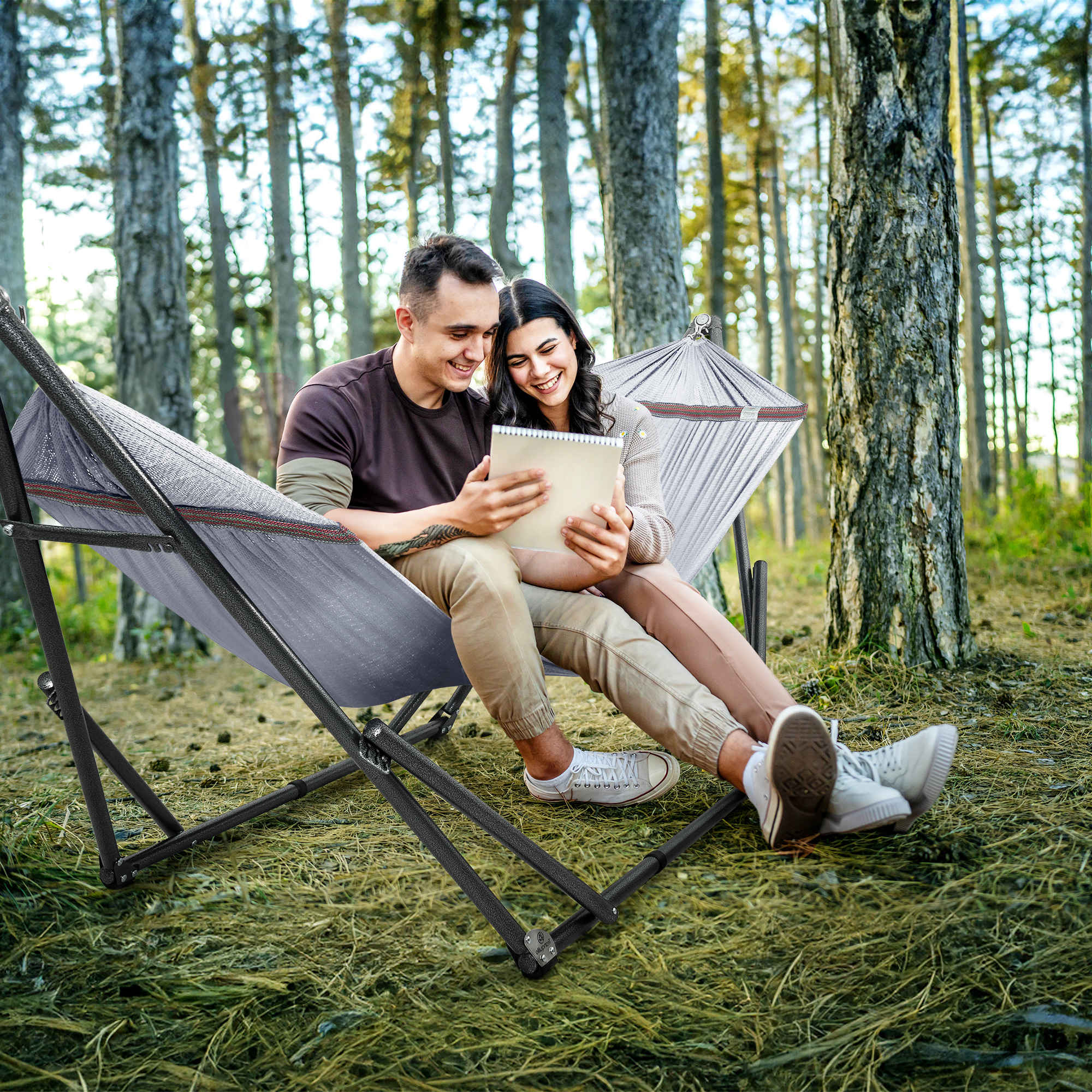 Tranquillo Universal Hammock with Medium Size Stands - Image 36