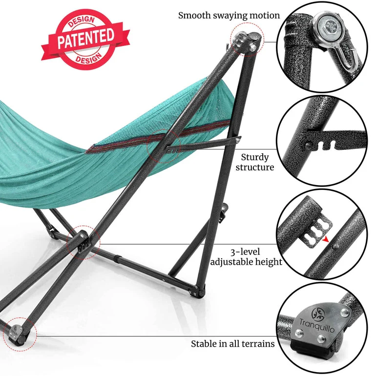 Tranquillo Universal Hammock with Medium Size Stands - Image 41