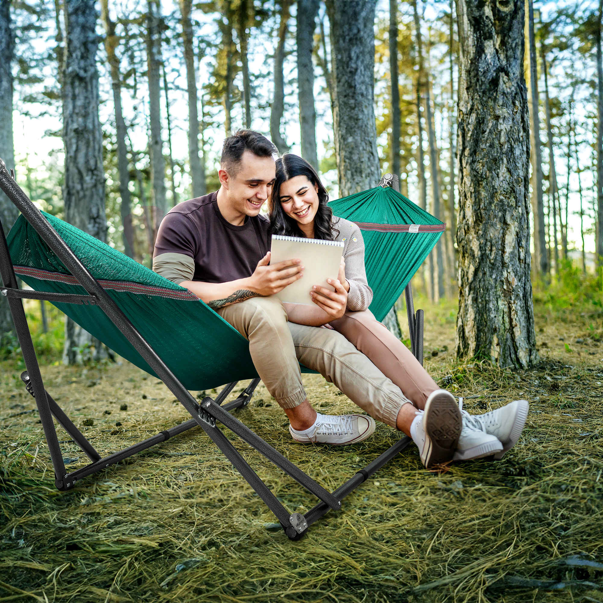 Tranquillo Universal Hammock with Medium Size Stands - Image 54