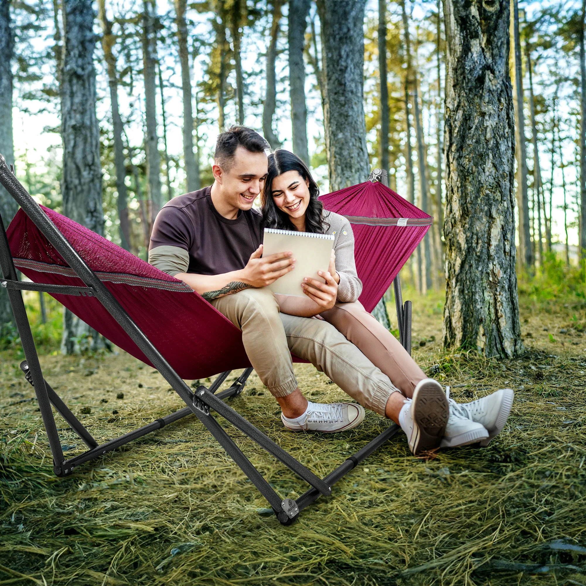 Tranquillo Universal Hammock with Medium Size Stands - Image 81