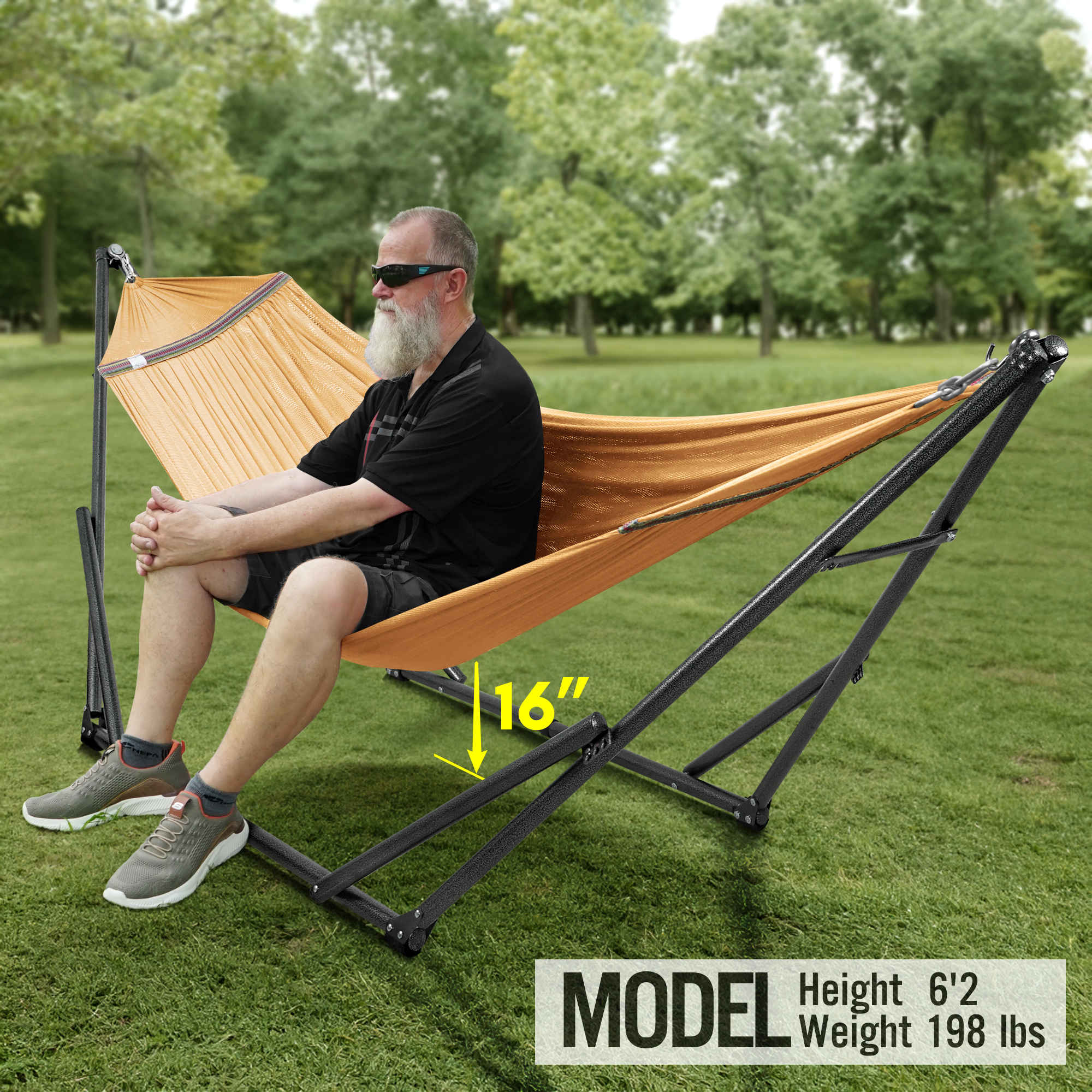 Tranquillo Universal Hammock with Medium Size Stands - Image 85