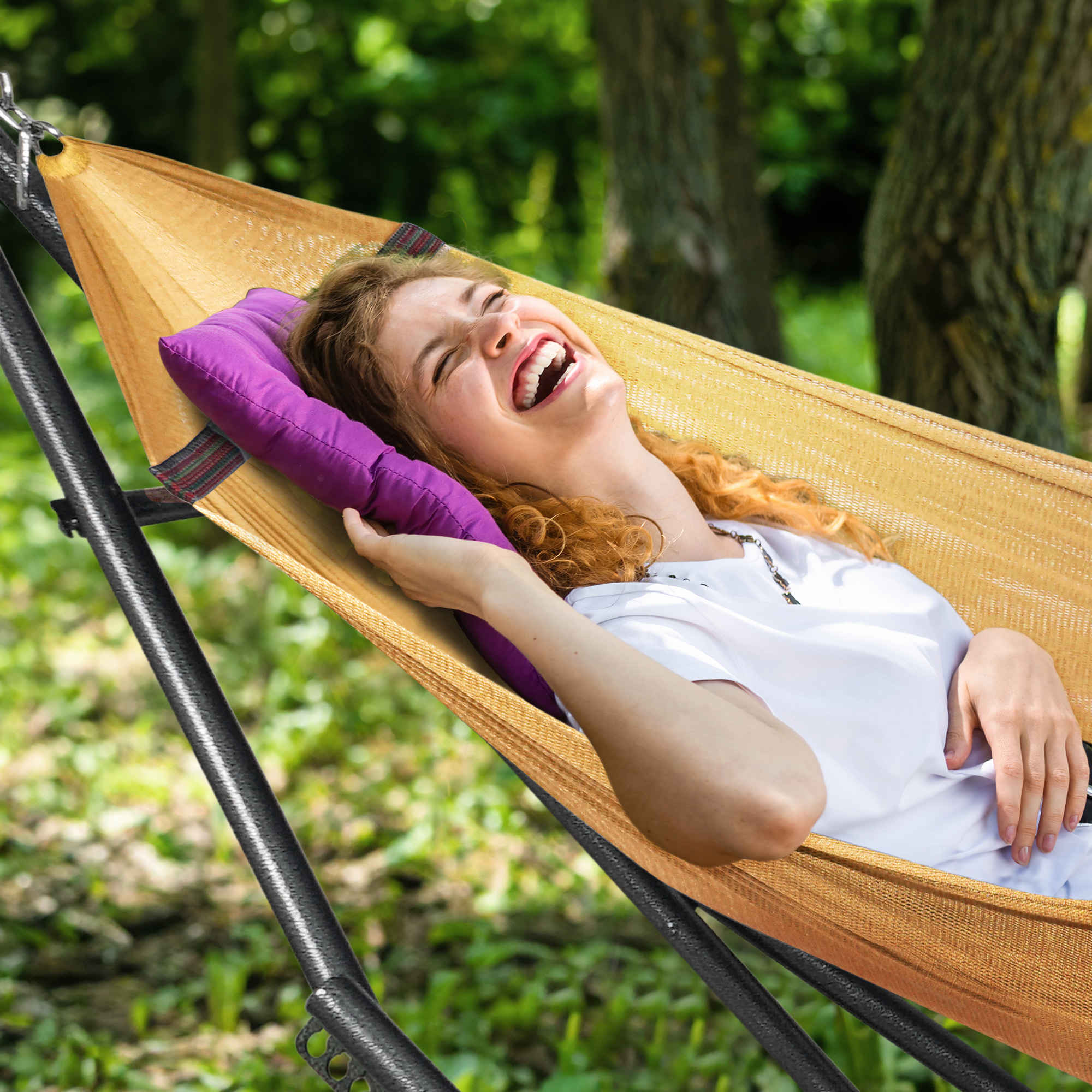 Tranquillo Universal Hammock with Medium Size Stands - Image 88