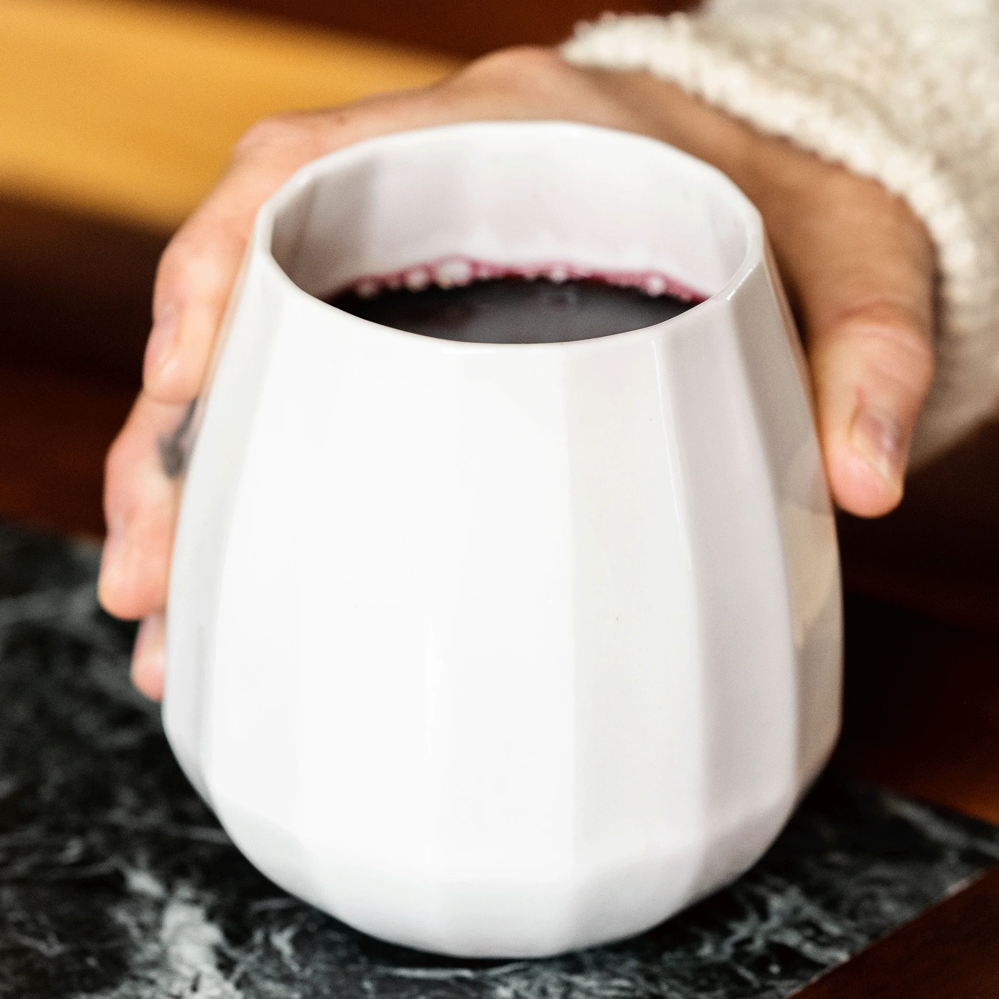 Translucent Porcelain Wine Glass - Image 4