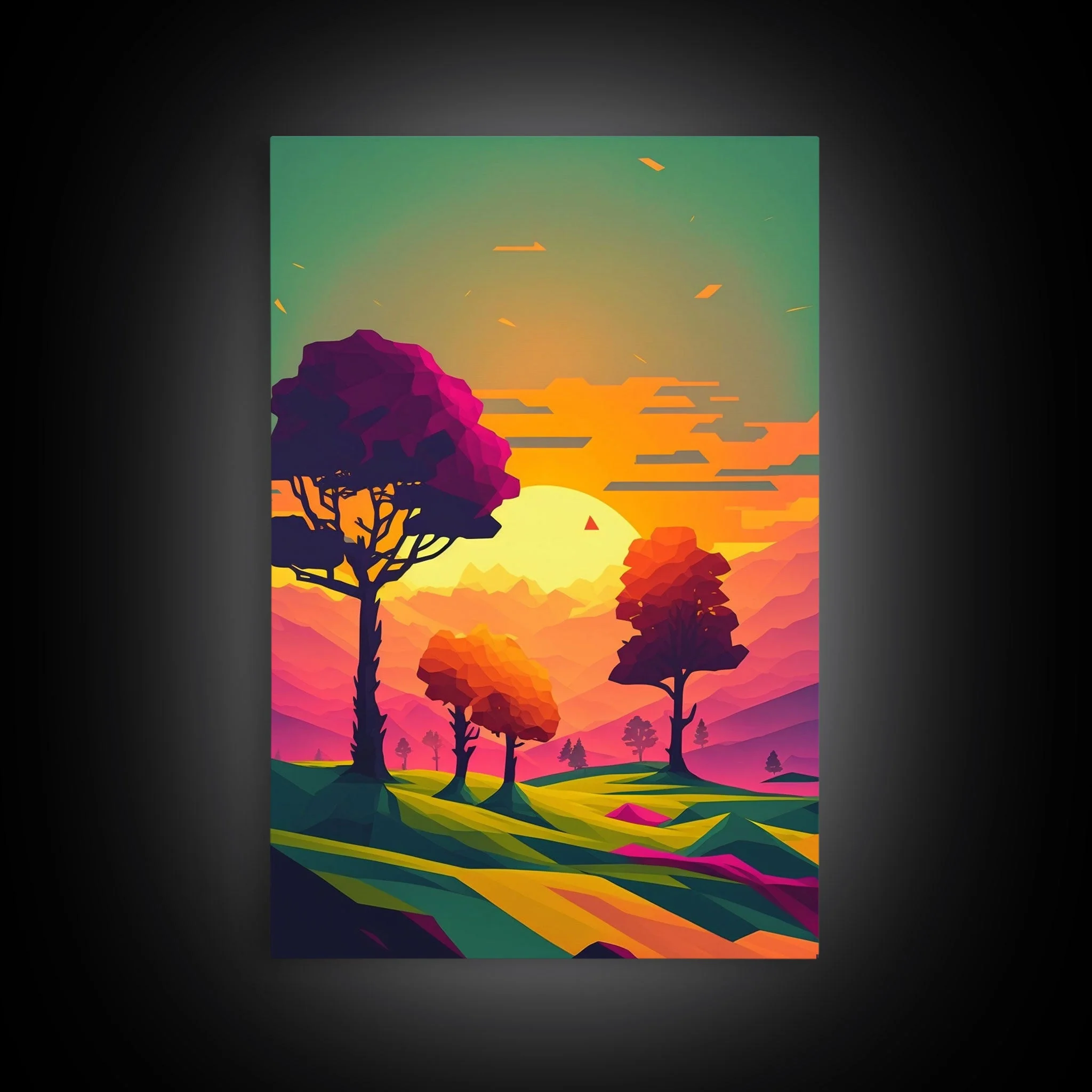 Triptych 3 Panel Wall Art, Framed Canvas Prints - Image 10