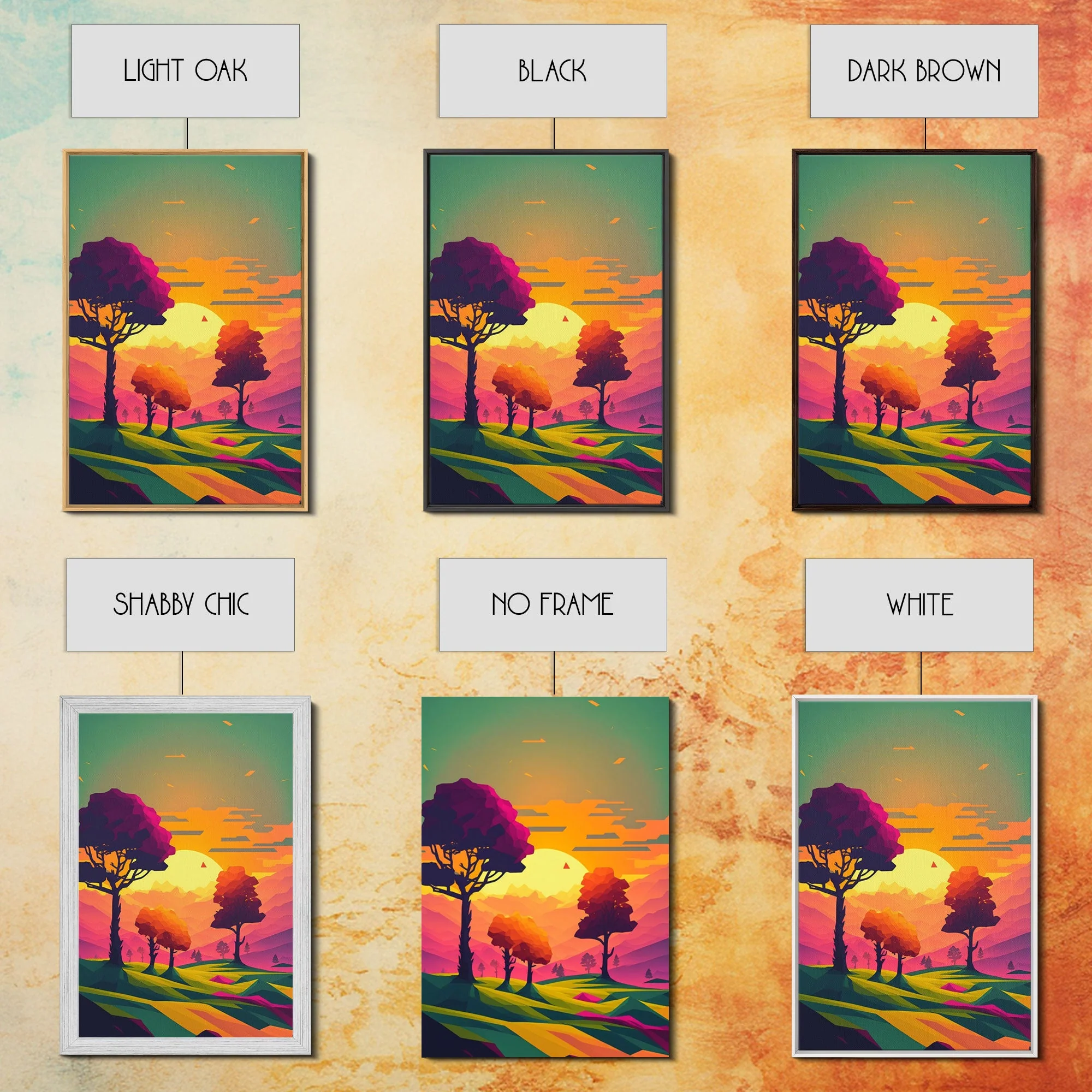 Triptych 3 Panel Wall Art, Framed Canvas Prints - Image 14