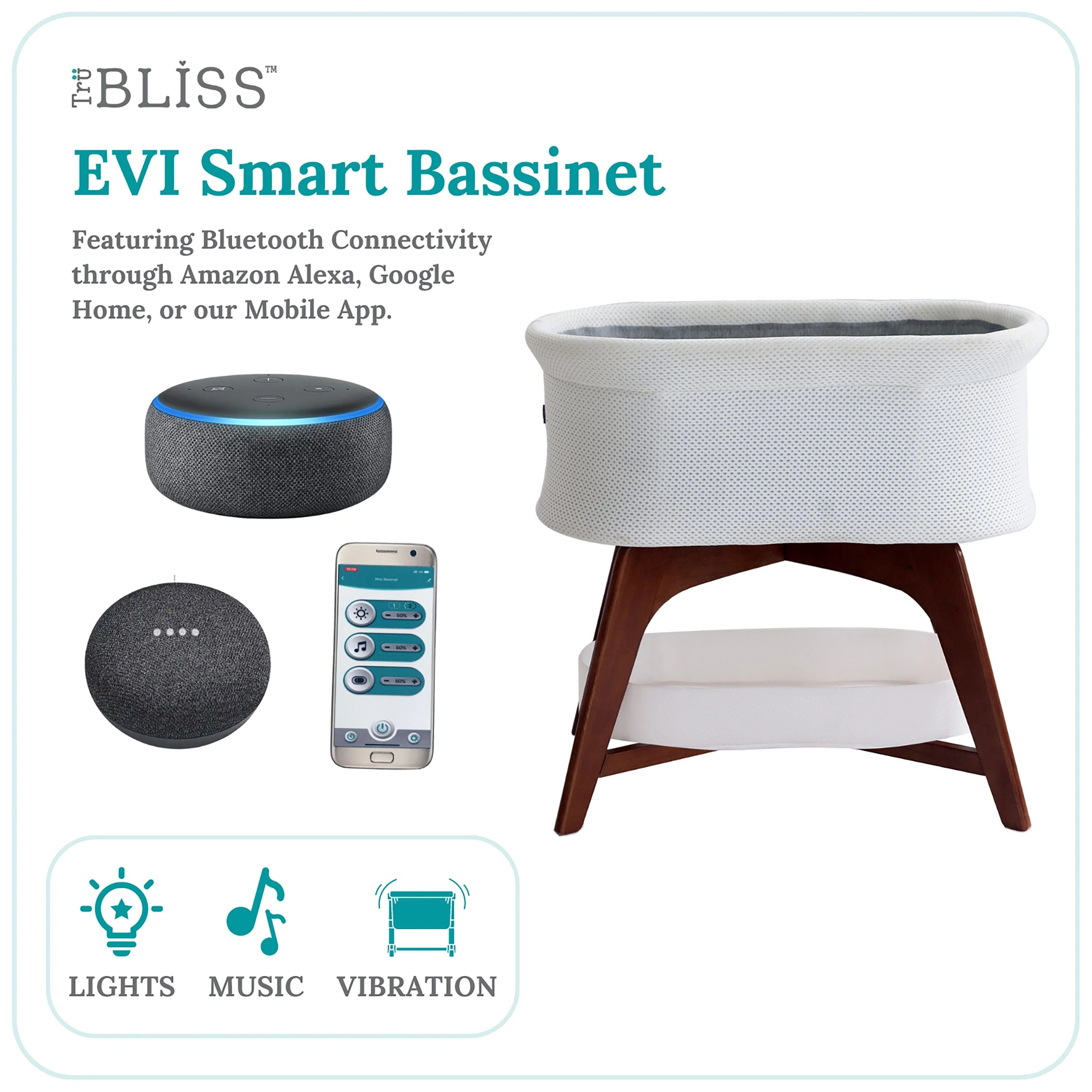 TruBliss® Evi Smart Bassinet - Image 15