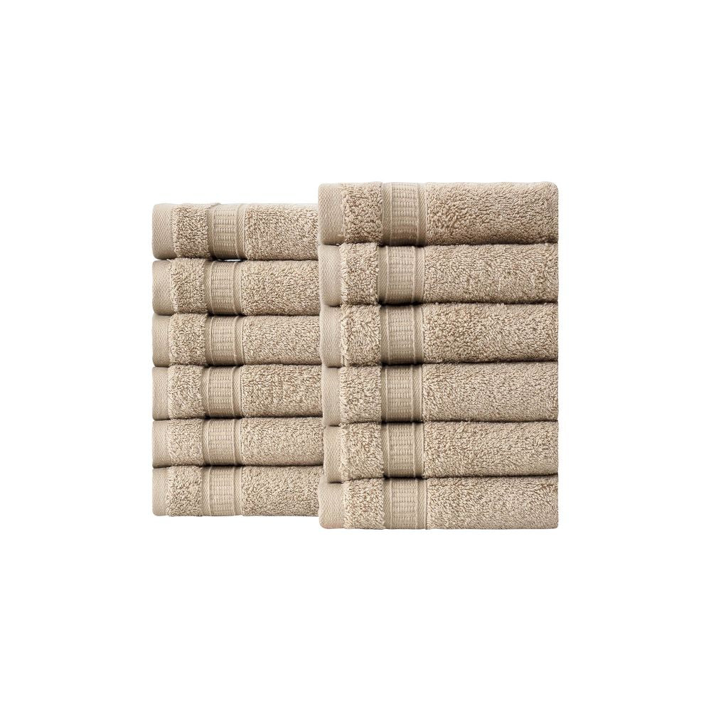 Turkish Cotton Washcloth Set of 12 by La'Hammam - Image 58