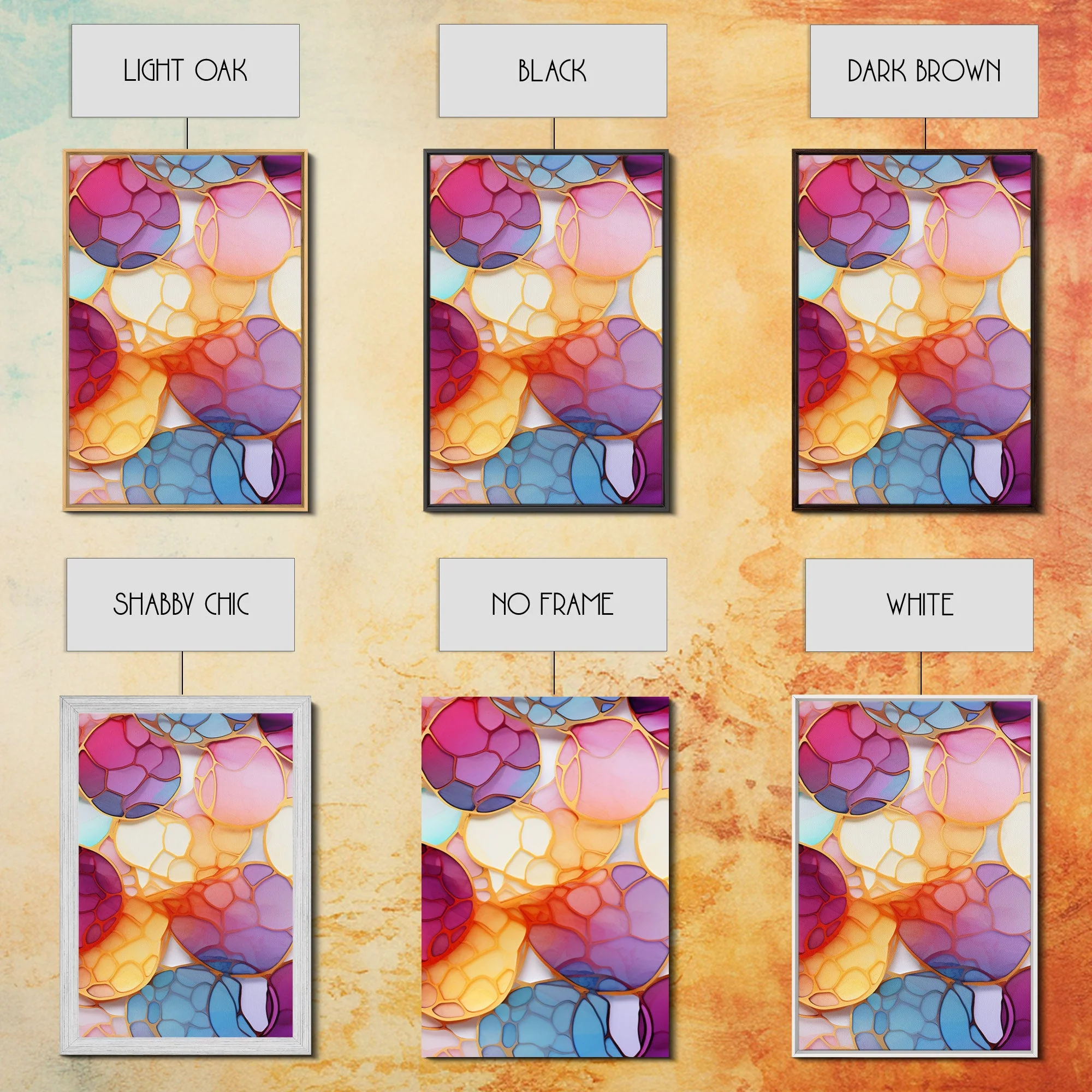 Vibrant Wall Print, Canvas Print, 3 Piece Wall Art - Image 14