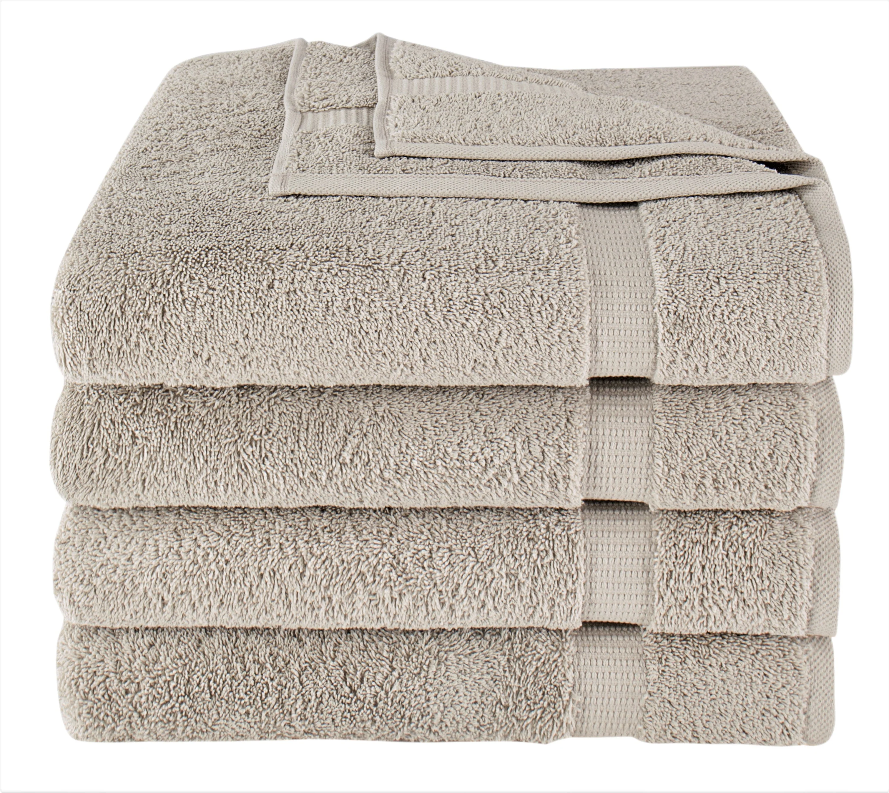 Villa Turkish Cotton Luxury Hotel Collection Bath Towels - 4 Pieces - Image 3