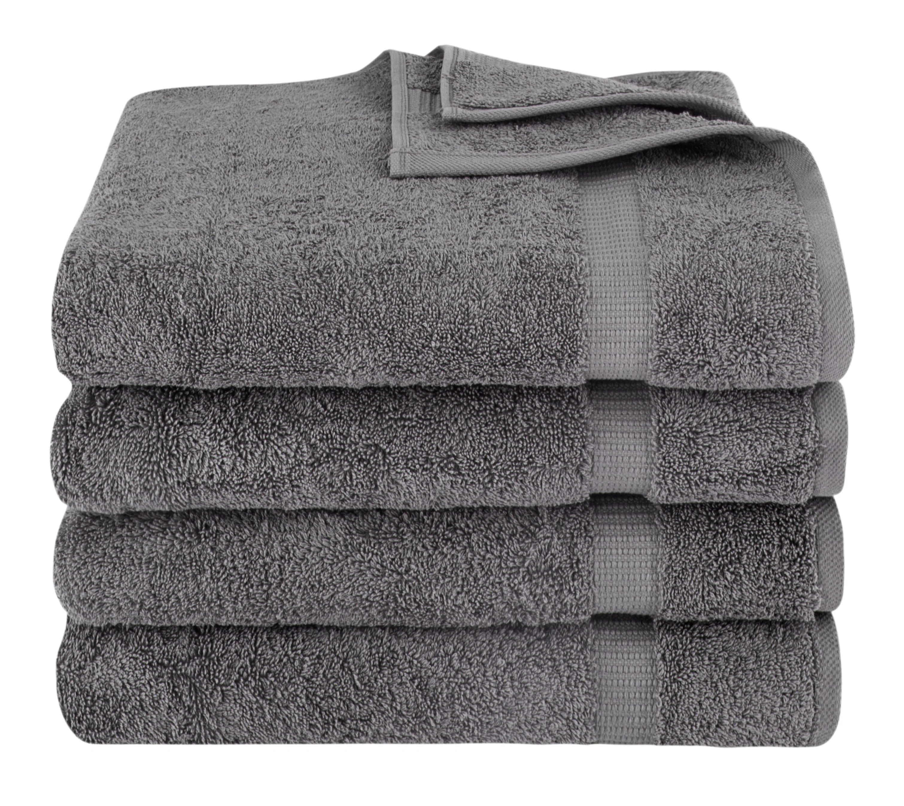 Villa Turkish Cotton Luxury Hotel Collection Bath Towels - 4 Pieces - Image 8